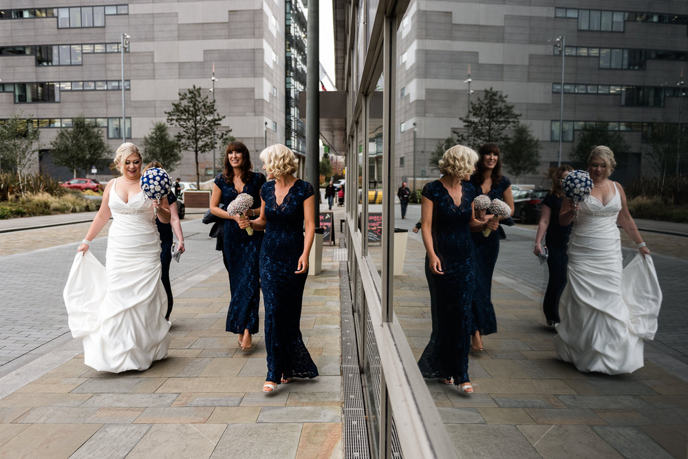 Manchester Wedding Photography On the 7th Media City UK, Salford 20s Art Deco Feathers Urban - Jenny Harper-14.jpg