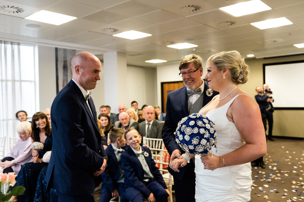 Manchester Wedding Photography On the 7th Media City UK, Salford 20s Art Deco Feathers Urban - Jenny Harper-16.jpg