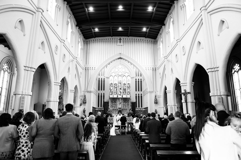 Staffordshire Wedding Catholic Newcastle-under-Lyme Floral Hall Tunstall Documentary Photography - Jenny Harper-20.jpg