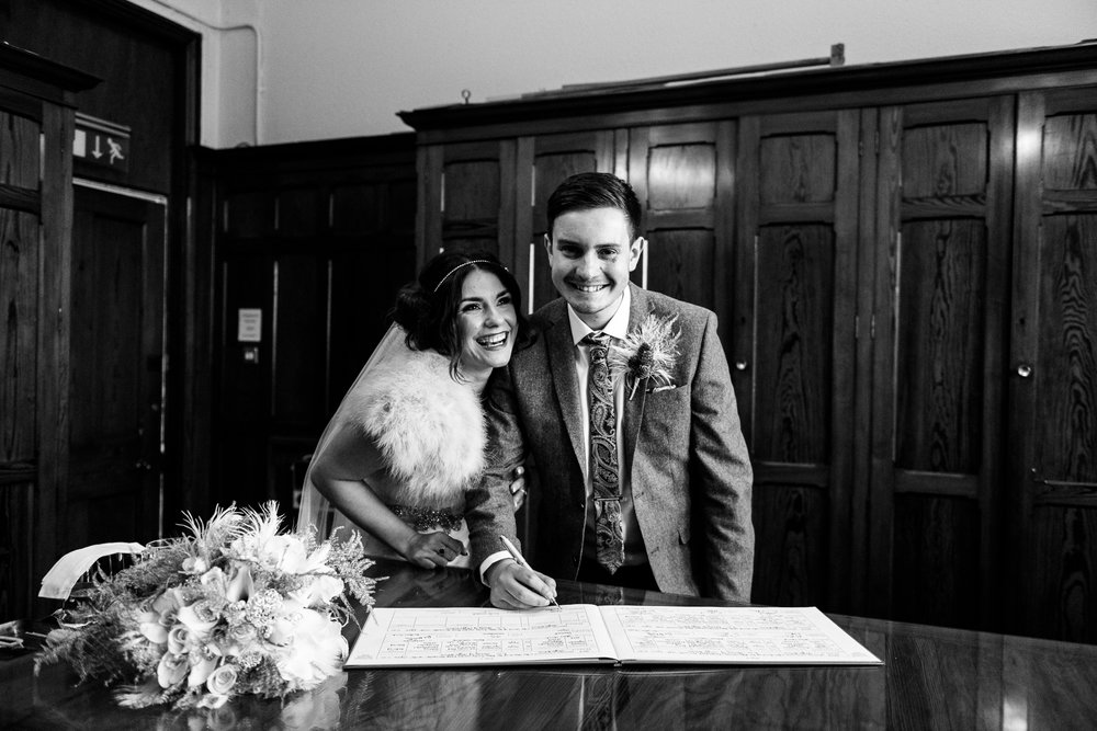 Staffordshire Winter Christmas Wedding at Holy Trinity Church and Keele Hall - Documentary Photography by Jenny Harper-25.jpg