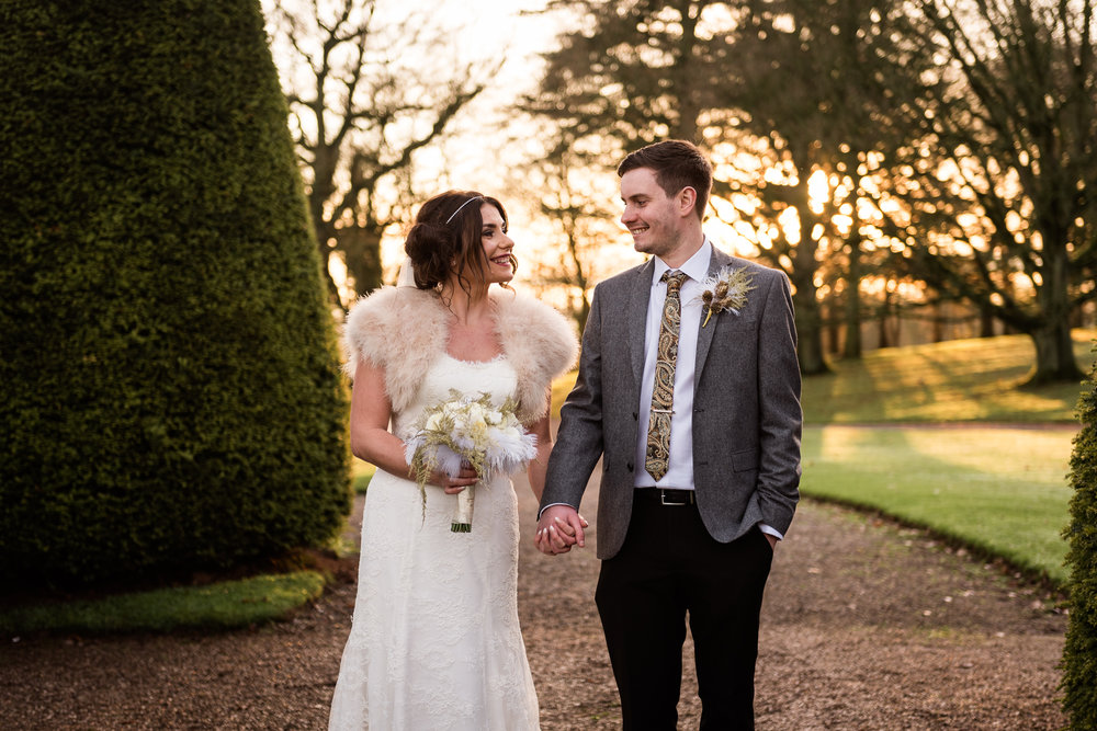 Staffordshire Winter Christmas Wedding at Holy Trinity Church and Keele Hall - Documentary Photography by Jenny Harper-34.jpg