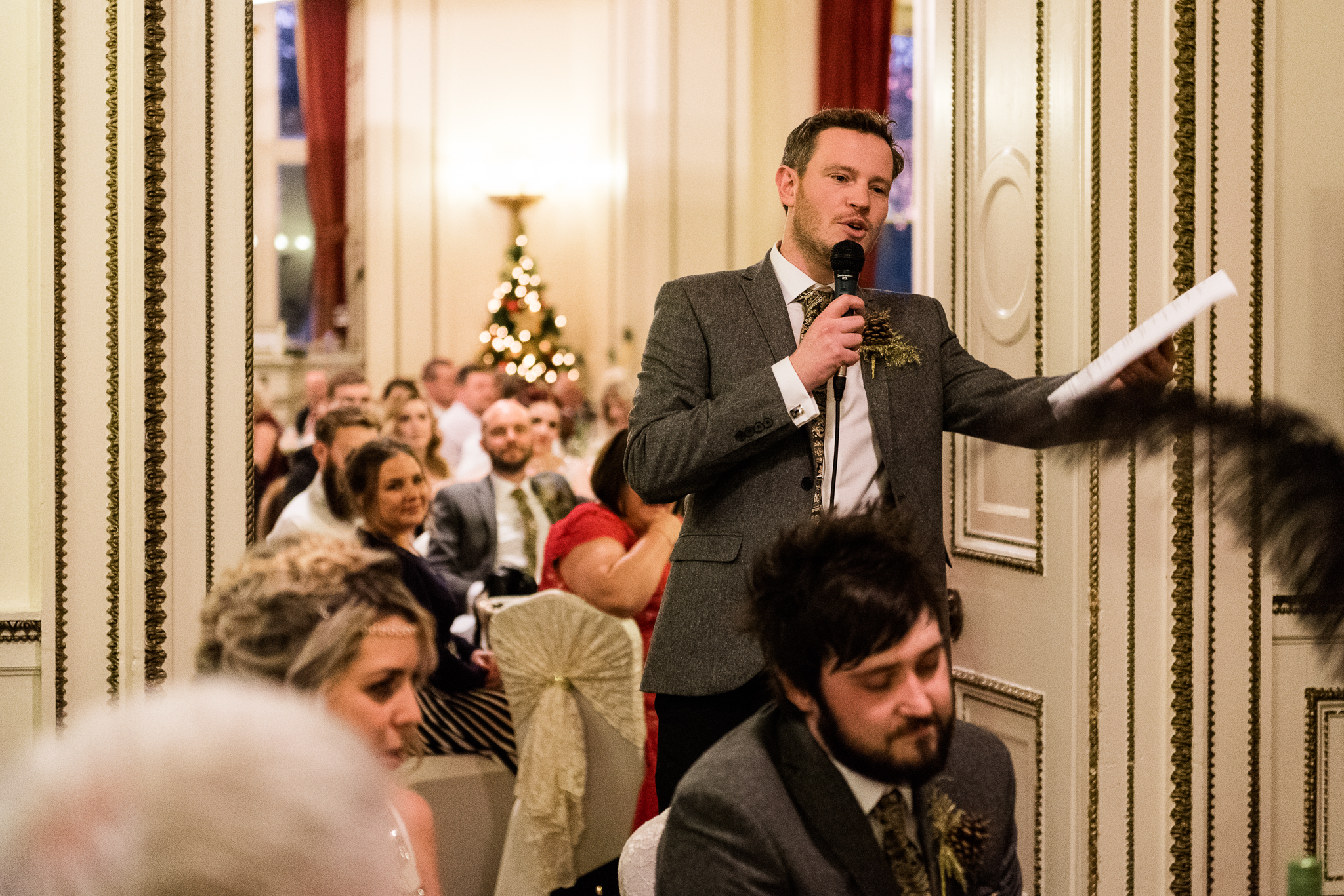 Staffordshire Winter Christmas Wedding at Holy Trinity Church and Keele Hall - Documentary Photography by Jenny Harper-37.jpg