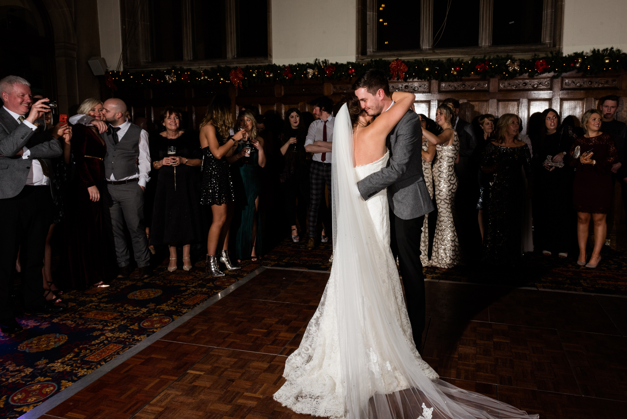 Staffordshire Winter Christmas Wedding at Holy Trinity Church and Keele Hall - Documentary Photography by Jenny Harper-43.jpg