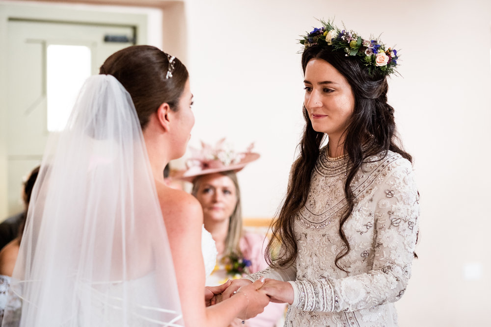 Summer Staffordshire Same Sex Wedding at The Ashes Barns, Endon Brides Mrs and Mrs - Jenny Harper-28.jpg