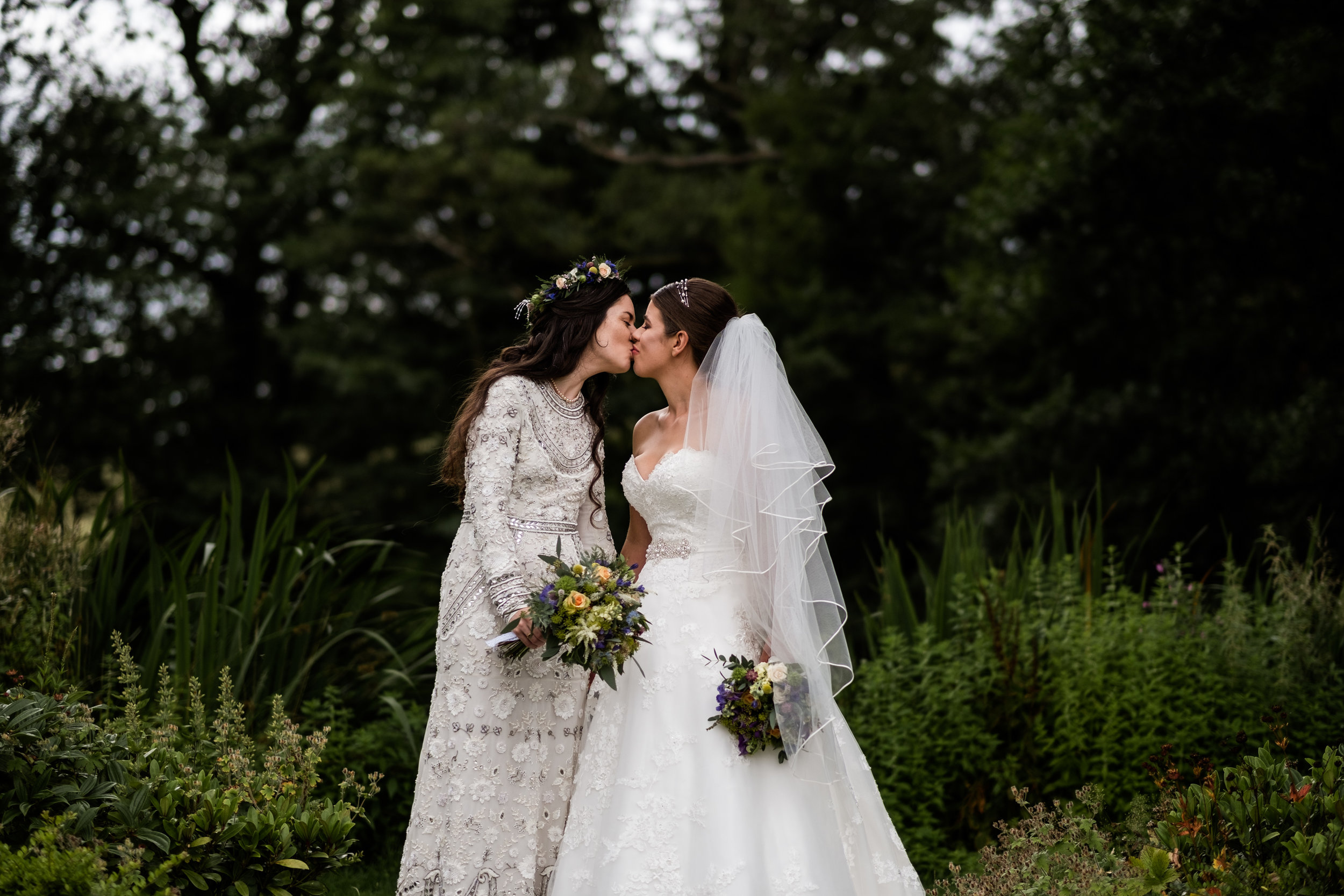 Summer Staffordshire Same Sex Wedding at The Ashes Barns, Endon Brides Mrs and Mrs - Jenny Harper-60.jpg