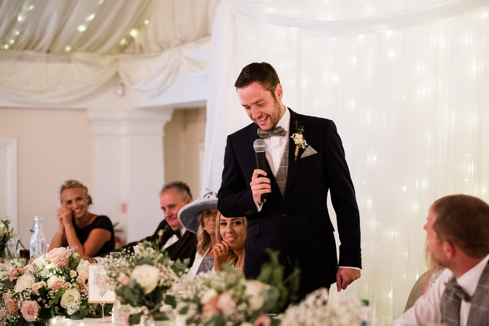 Summer Documentary Wedding Photography at Consall Hall Gardens Outdoor Ceremony Cockapoo dog - Jenny Harper-45.jpg