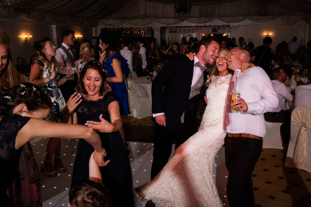 Summer Documentary Wedding Photography at Consall Hall Gardens Outdoor Ceremony Cockapoo dog - Jenny Harper-74.jpg