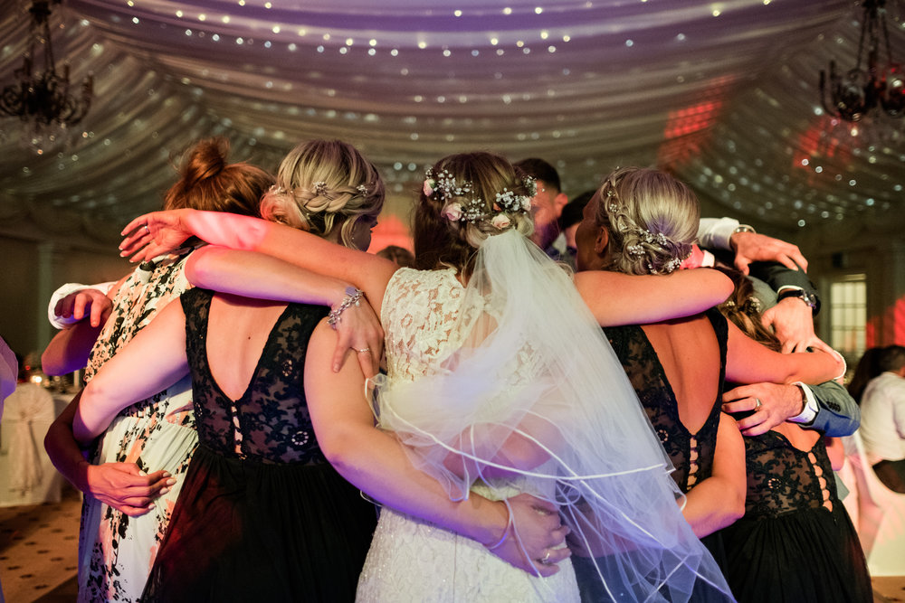 Summer Documentary Wedding Photography at Consall Hall Gardens Outdoor Ceremony Cockapoo dog - Jenny Harper-82.jpg