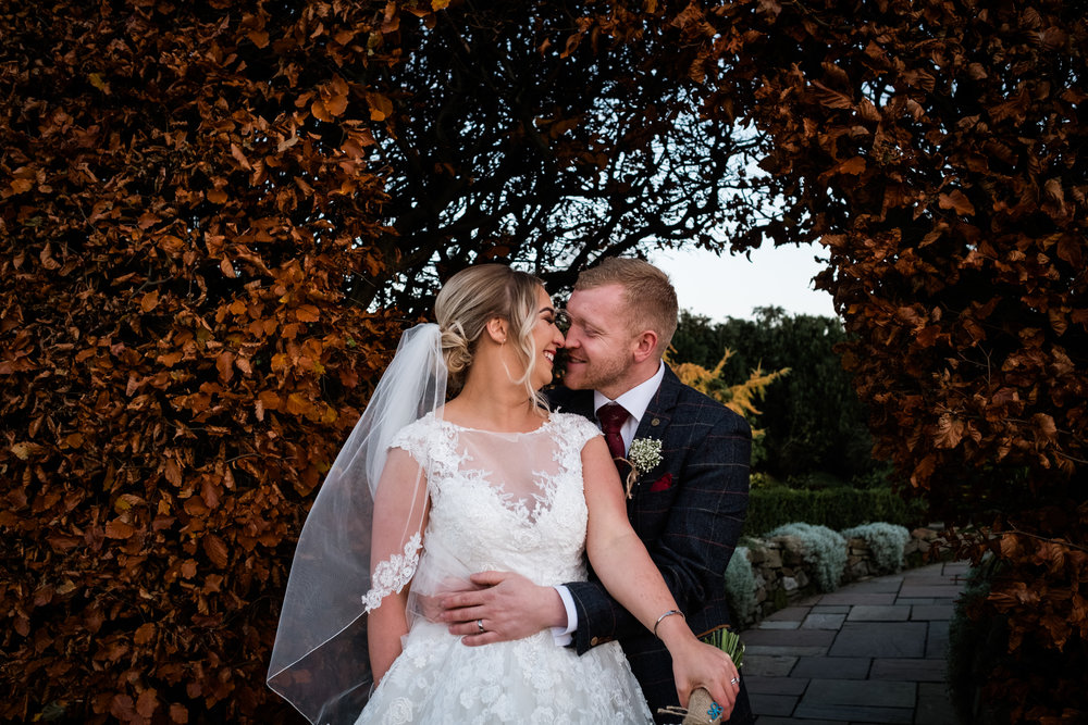 Autumn Wedding Photography at The Three Horseshoes, Blackshaw Moor, Staffordshire Moorlands - Jenny Harper-36.jpg