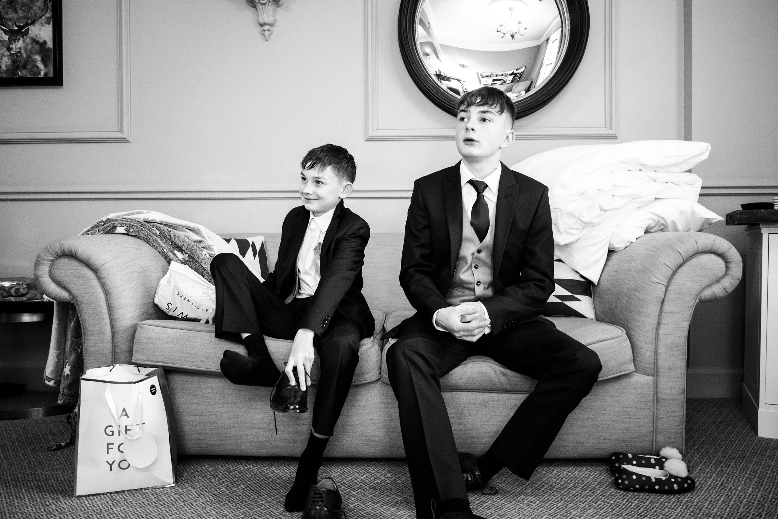 Winter Christmas Documentary Wedding Photography at Hoar Cross Hall, Staffordshire - Jenny Harper-8.jpg