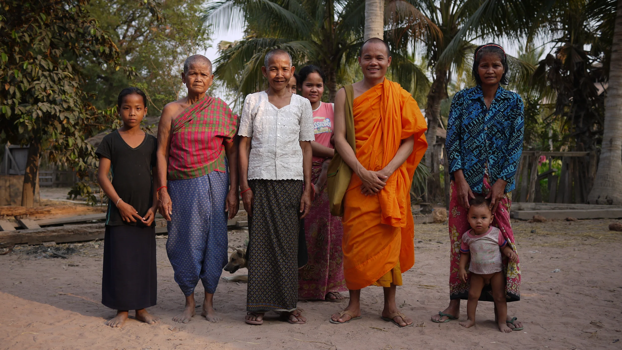 Sok Samnang and family.