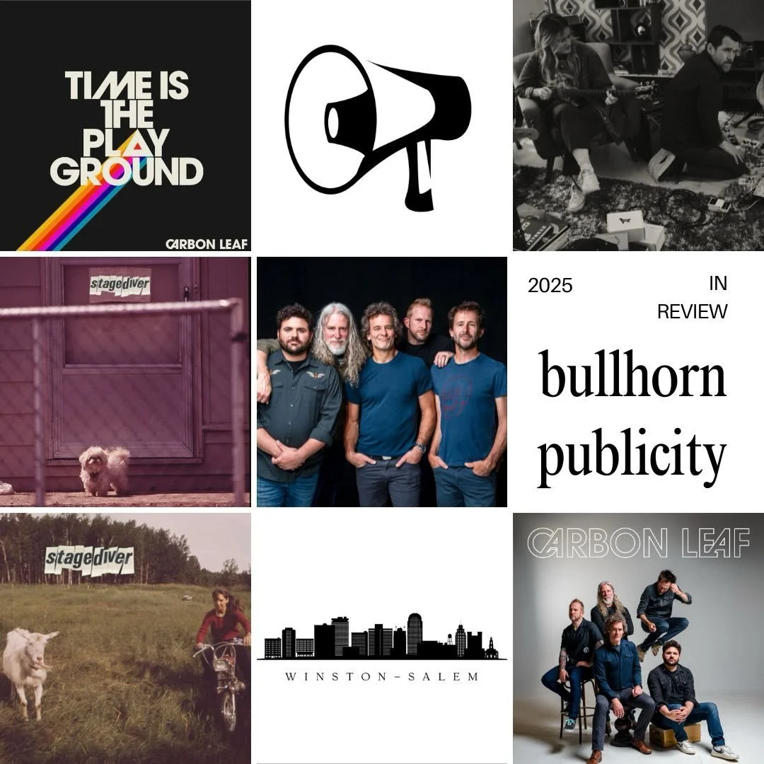 2025 will go down as a fond memory at Bullhorn Publicity. This year marked my return to PR after a five-year hiatus from the music industry. So much had changed&mdash;but there was also something incredibly grounding about reconnecting with old frien