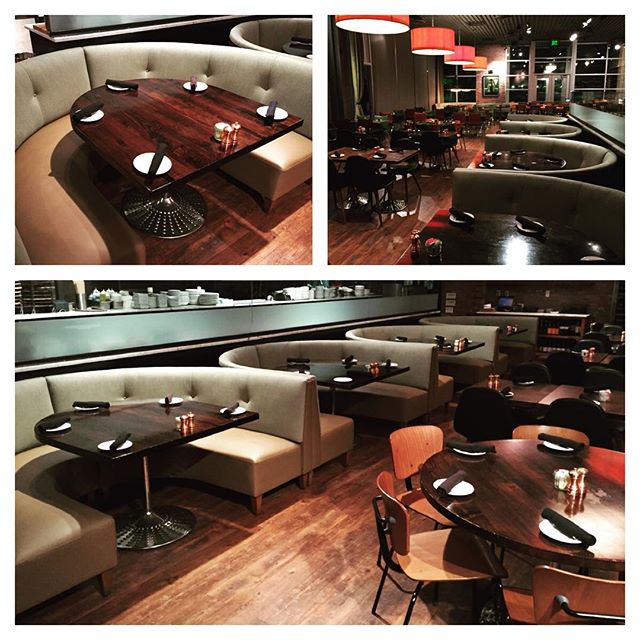 Forte recently transformed the banquettes at NORTH in Town Center Crossing.  Big thanks to Fox Restaurant Concepts!  #fortekc #upholstery