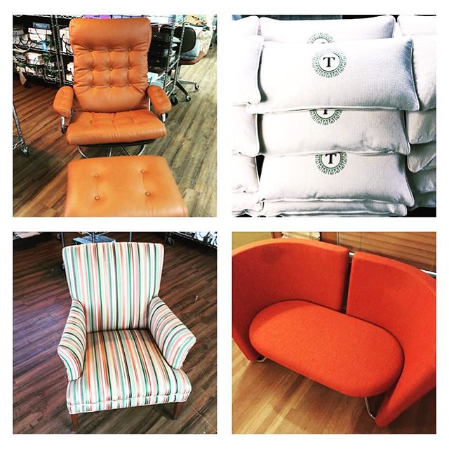Just some recent pieces that have passed through the doors at Forte! #fortekc #upholstery #kcmo