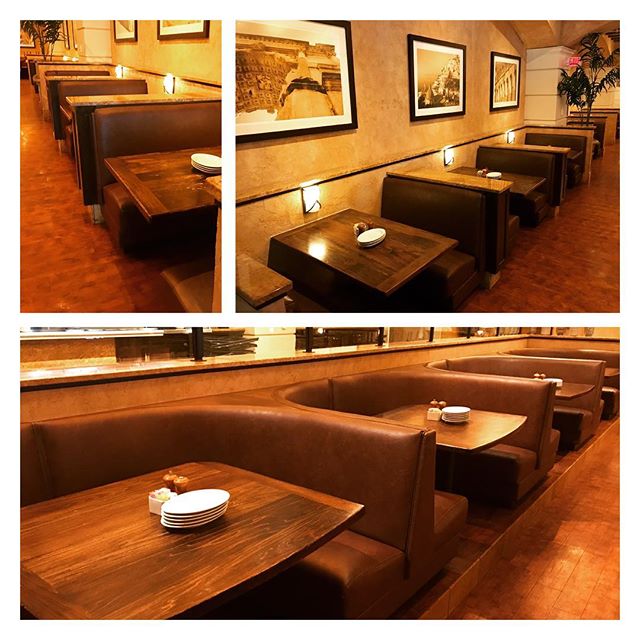Big thanks to BRIO Tuscan Grille on the Country Club Plaza.  Forte modernized the booth design by eliminating the head-roll while performing a full upholstery makeover! #kansascity #upholstery