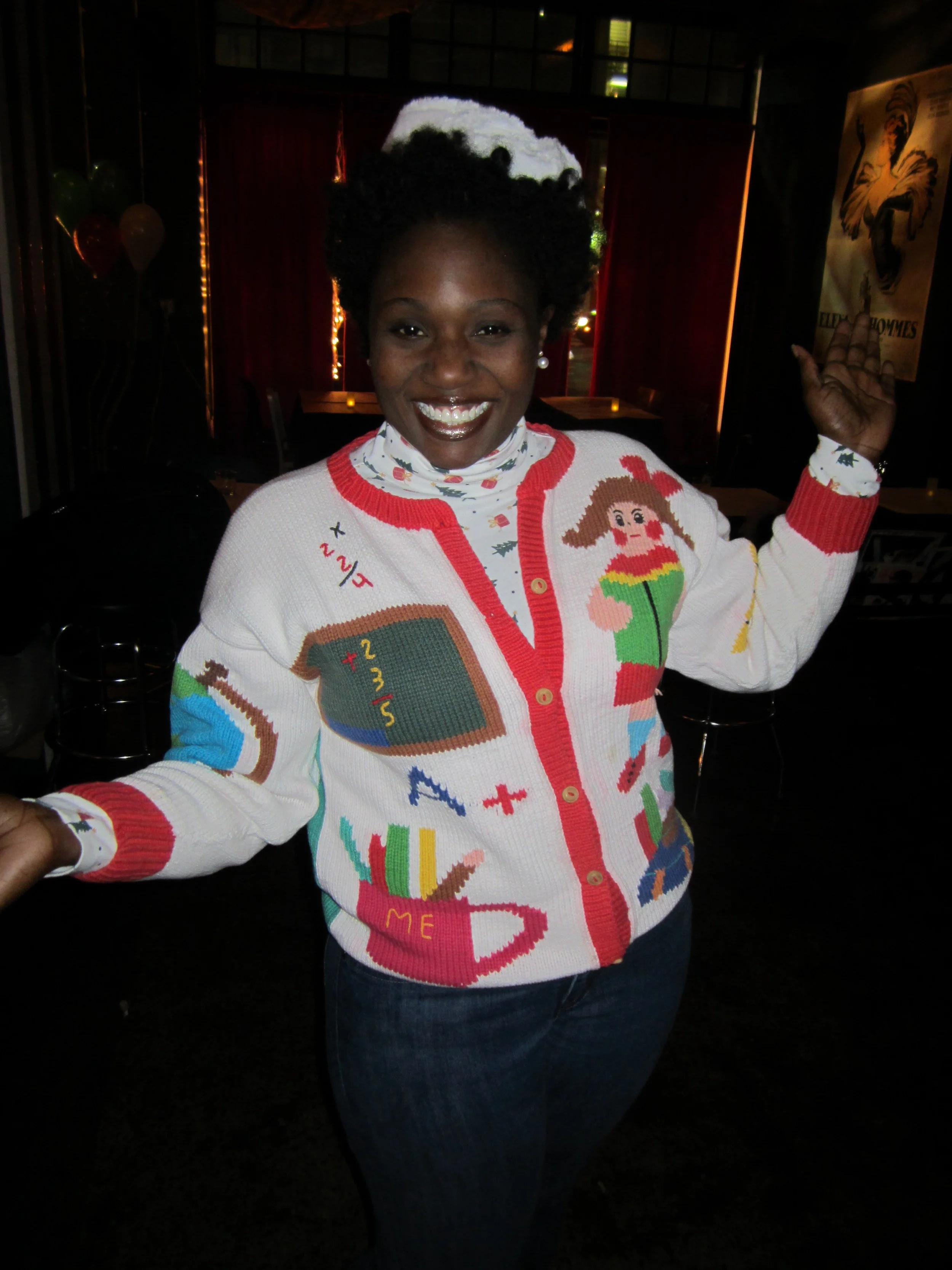 Precious' sweater was so precious :)