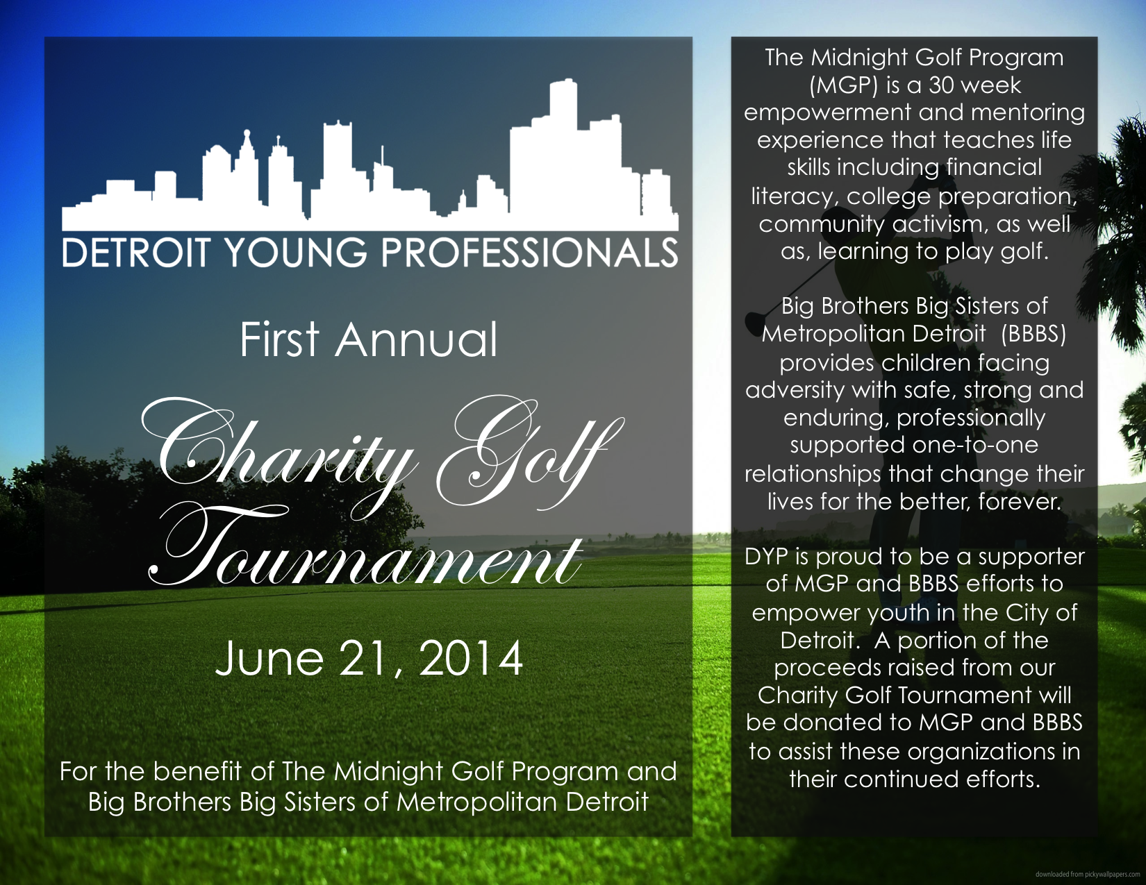 2nd Annual Charity Golf Tournament for the Benefit of Covenant House Michigan