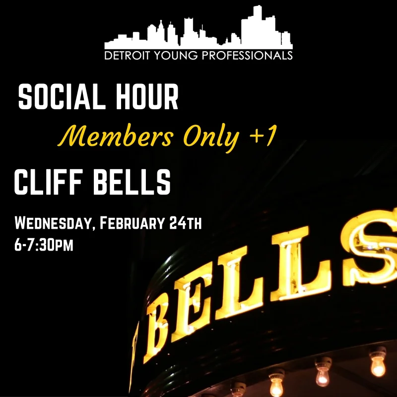 DYP Members Only +1 Social Hour @ Cliff Bells