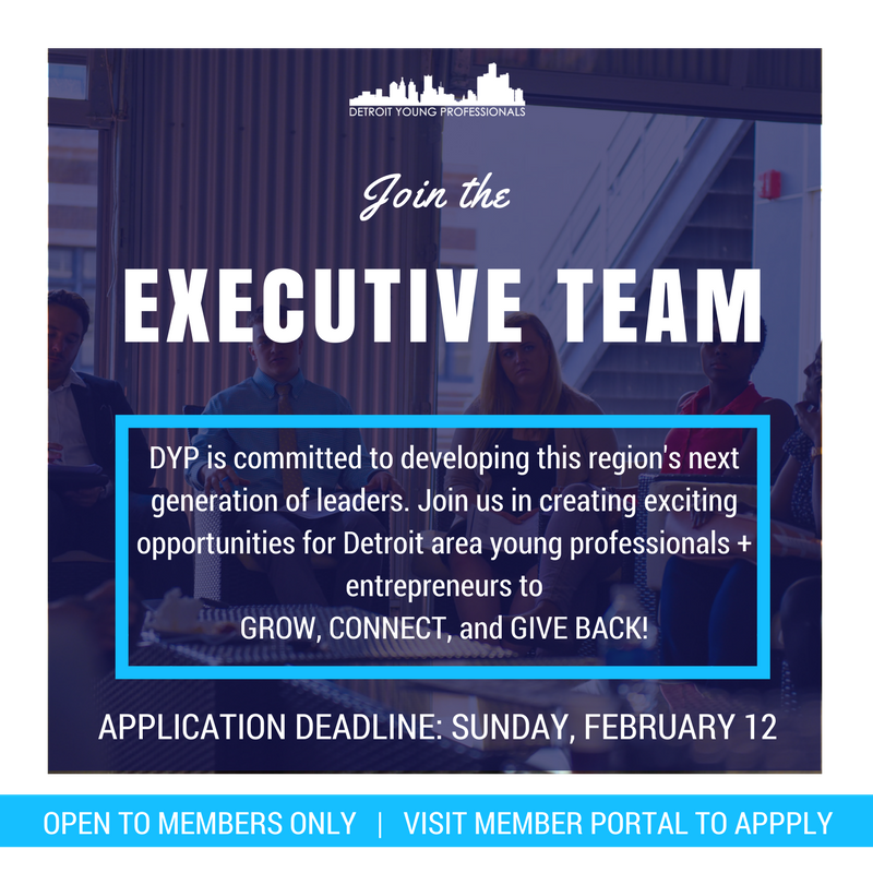 Join DYP's Executive Team! Now Accepting Applications!