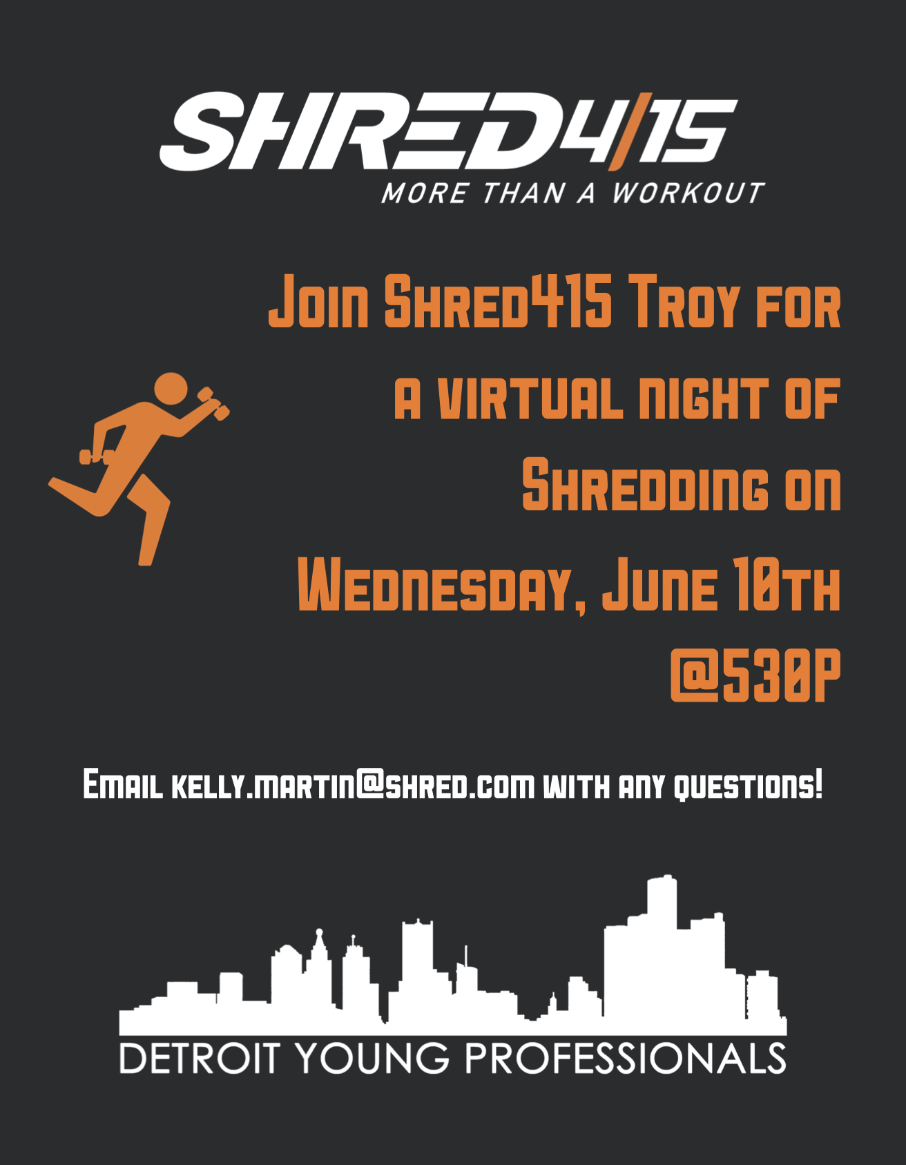 Virtual Night of Shredding with Shred415 Troy (Online Event)