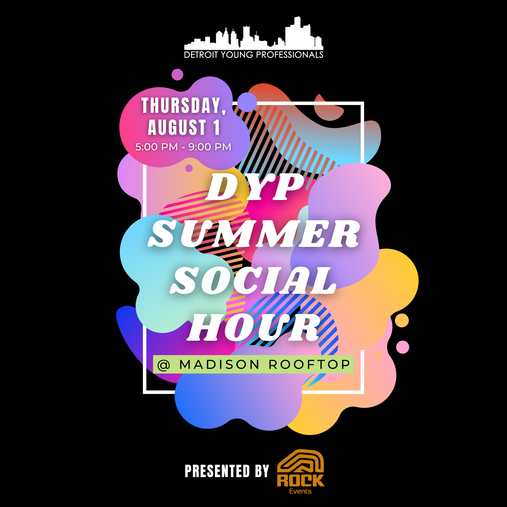 DYP Summer Social Hour @ Madison Rooftop