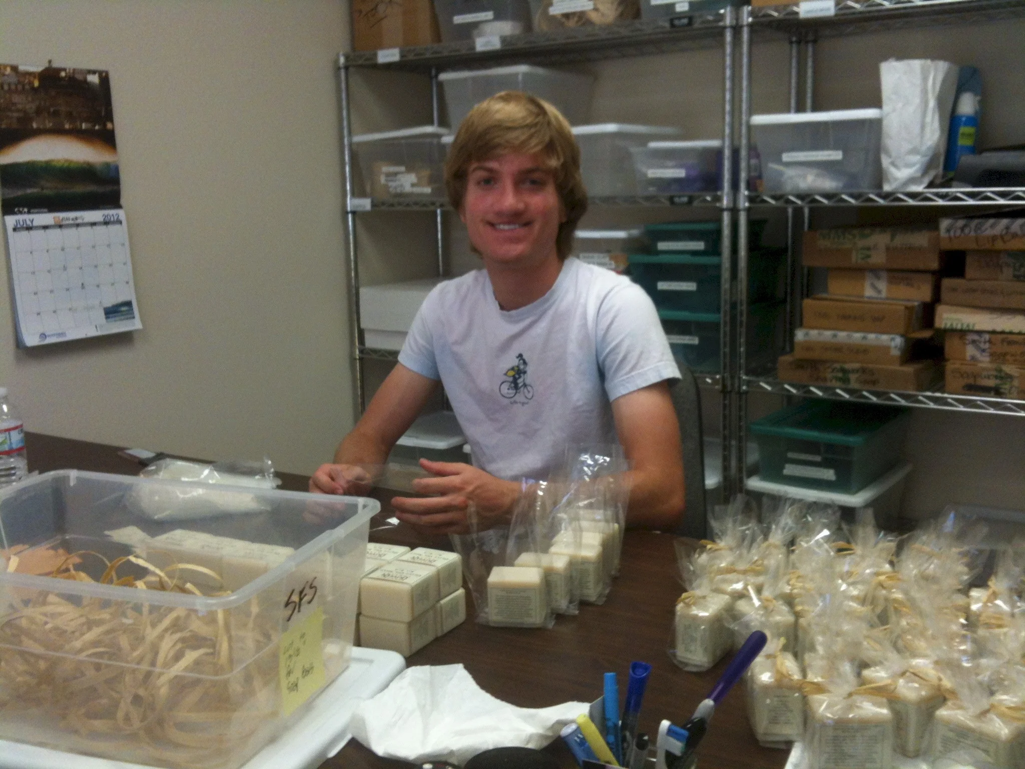 Todd trimming soap.jpg
