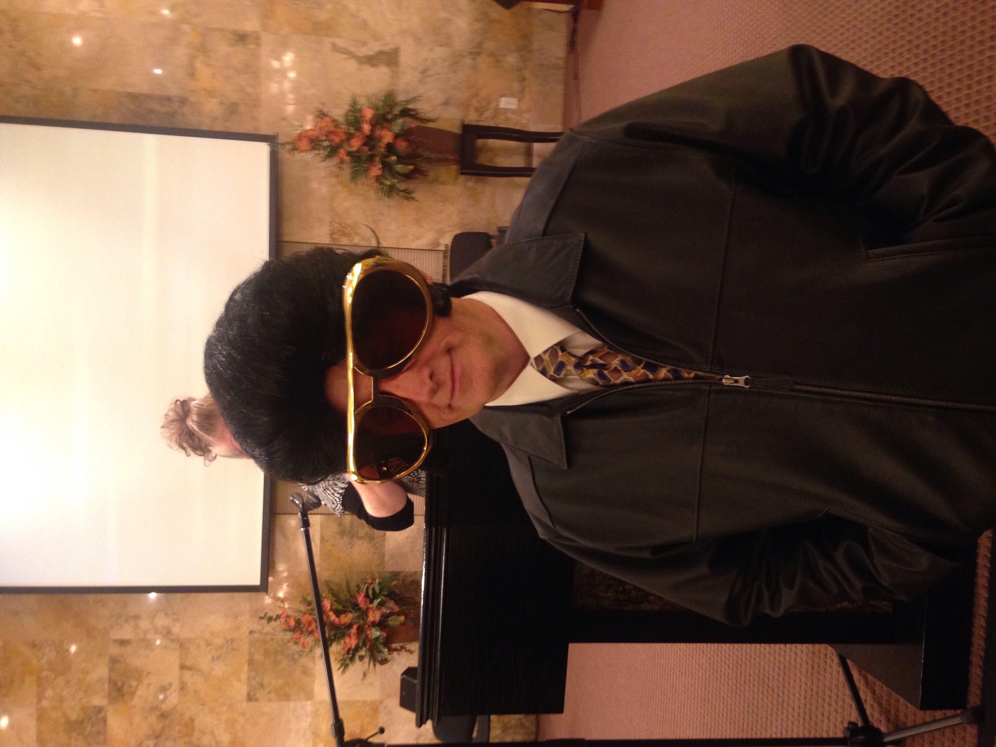 Elvis impersonator...Pastor Green Winner of the Unique category