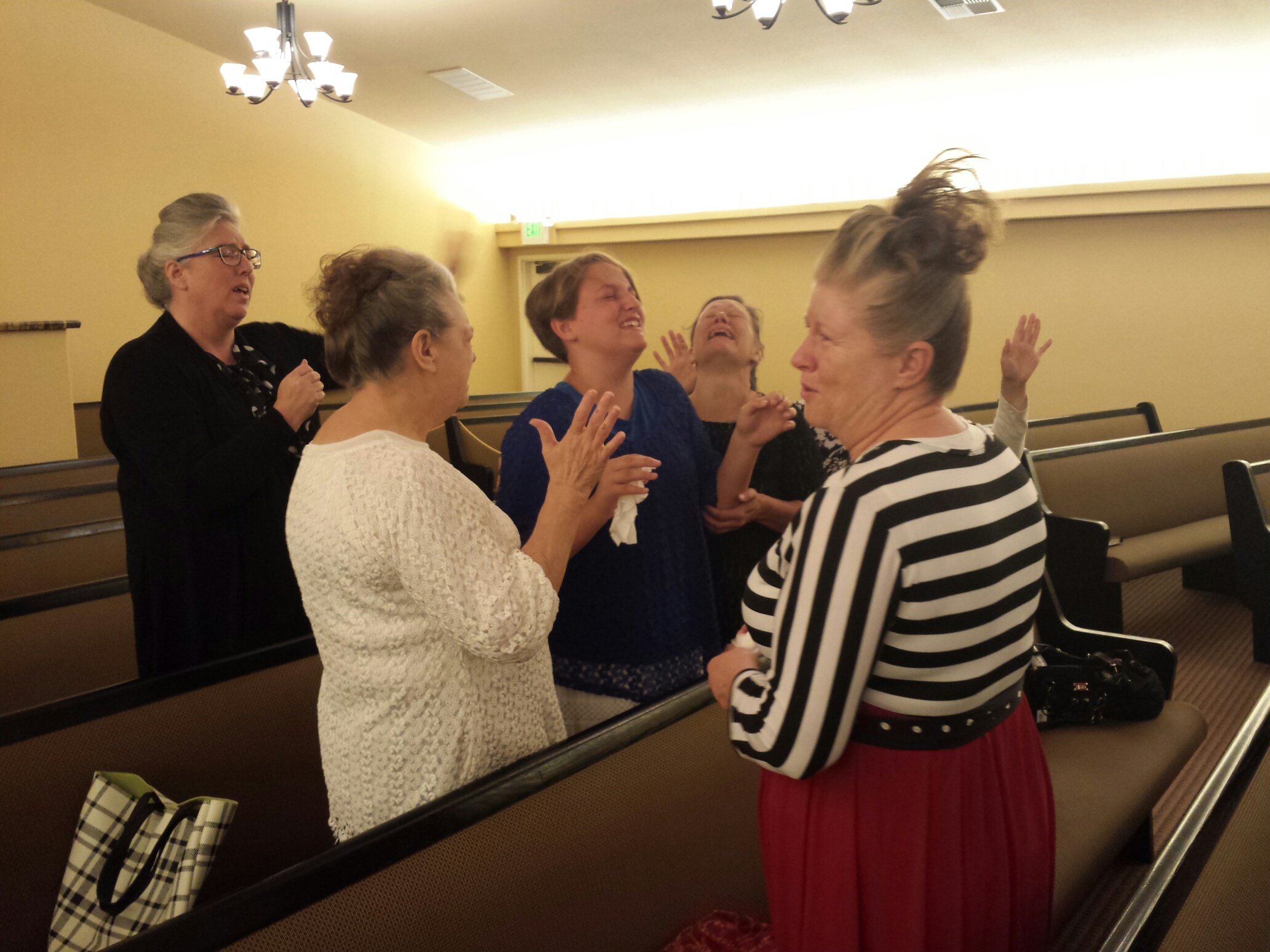 Christie Young seeking for the Holy Ghost
