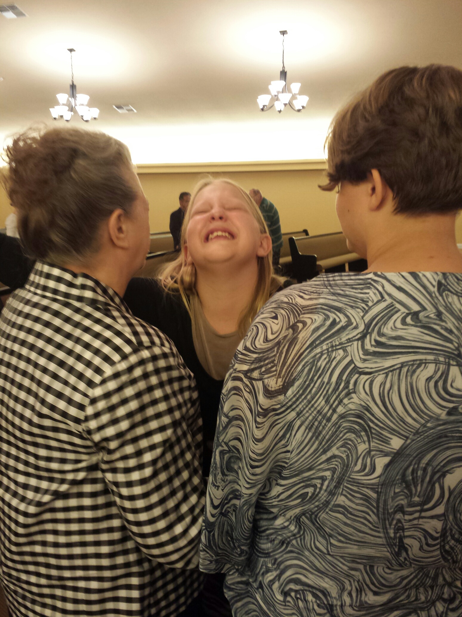 Amy Young seeking for the Holy Ghost