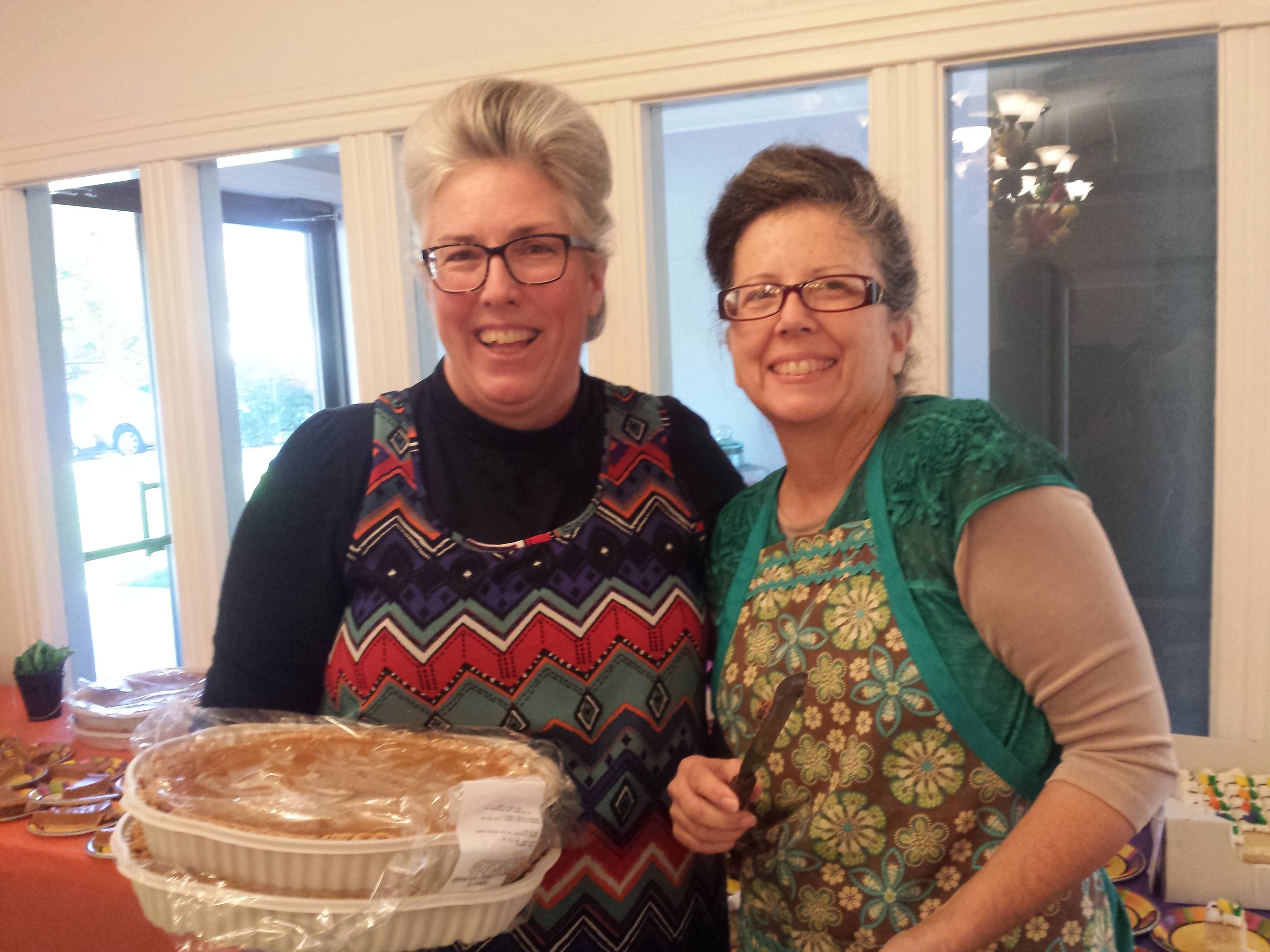 Dessert Team - Sis. Sandy and Sis. Debbie