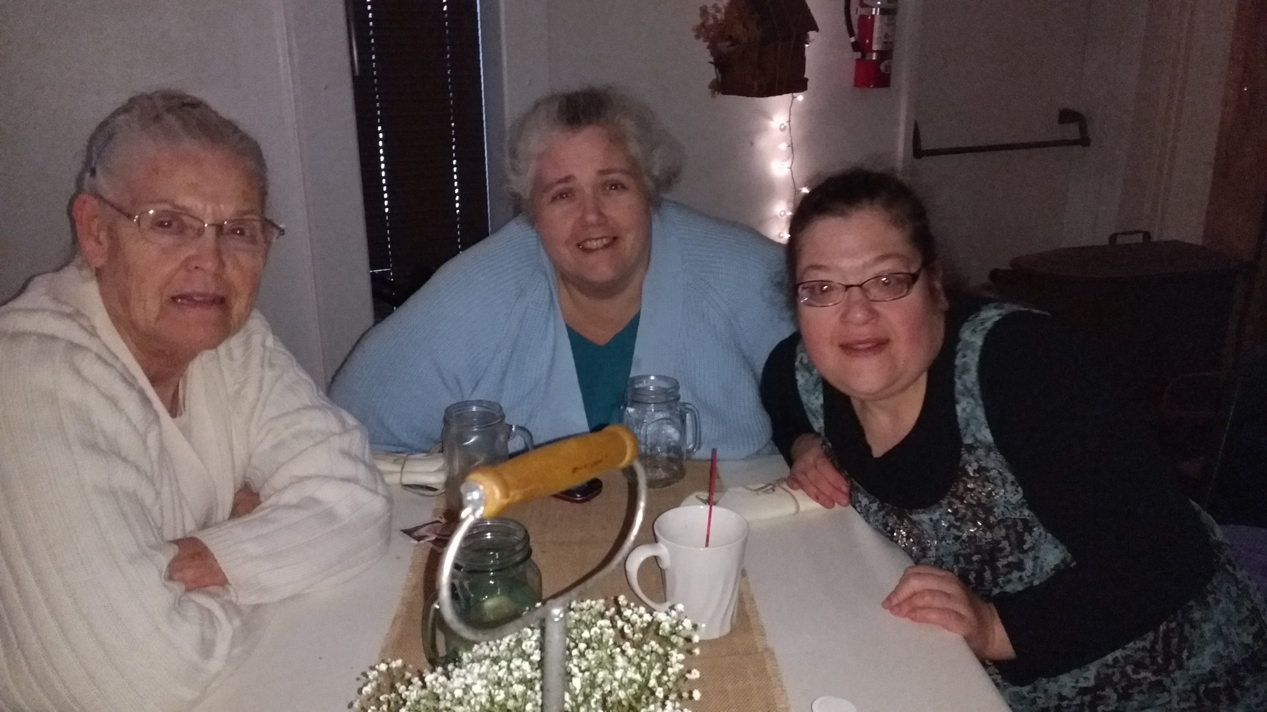 Sis. Naomi, Kathleen and Sis. Angel