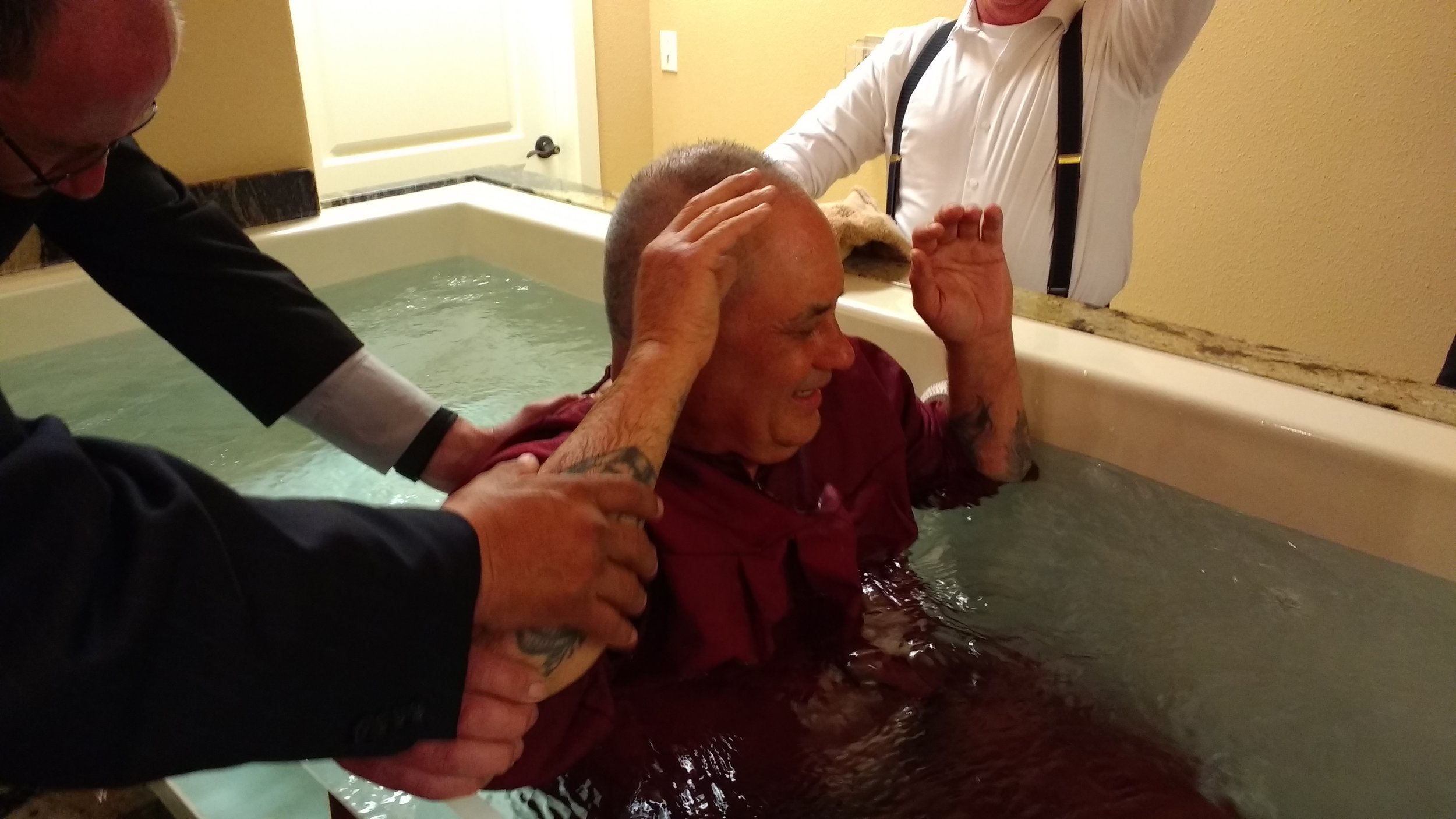 Bro. Steve speaking in other tongues as the Spirit gives the utterance.