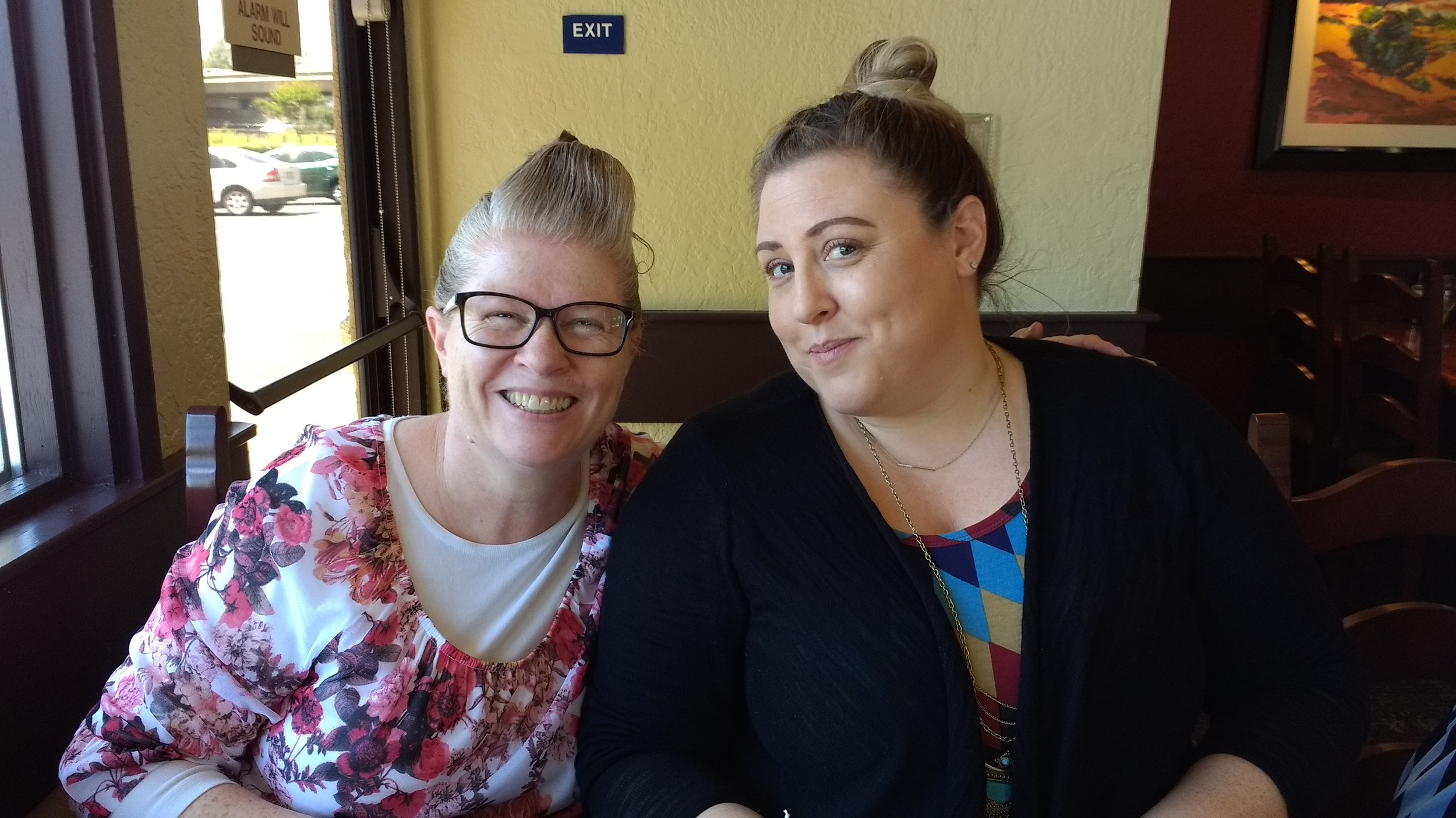 Sis. Green with daughter Cari