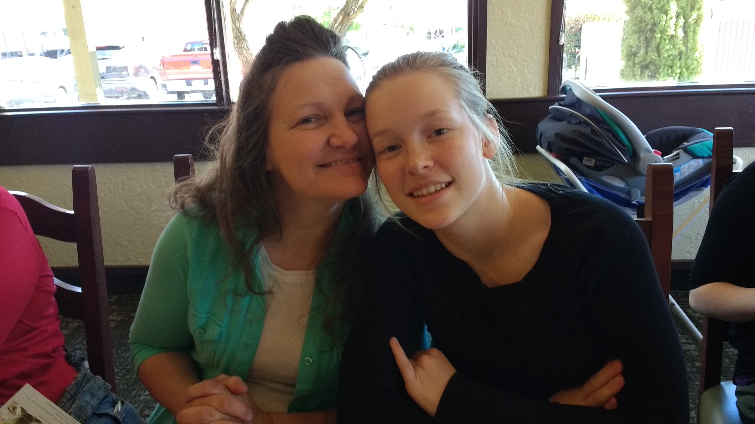 Sis. Jacquie and daughter Sis. Chloe