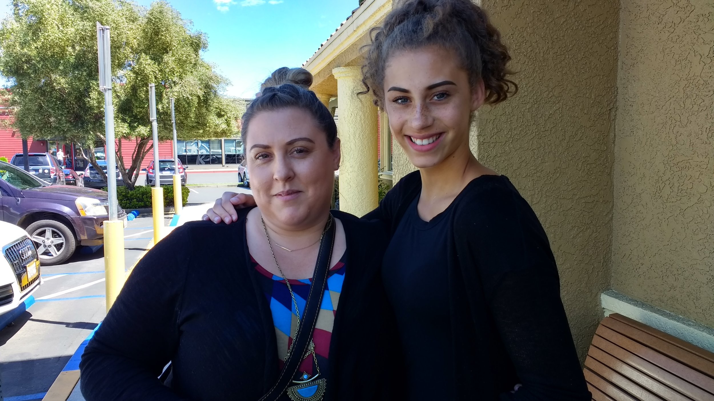 Cari and daughter Mira