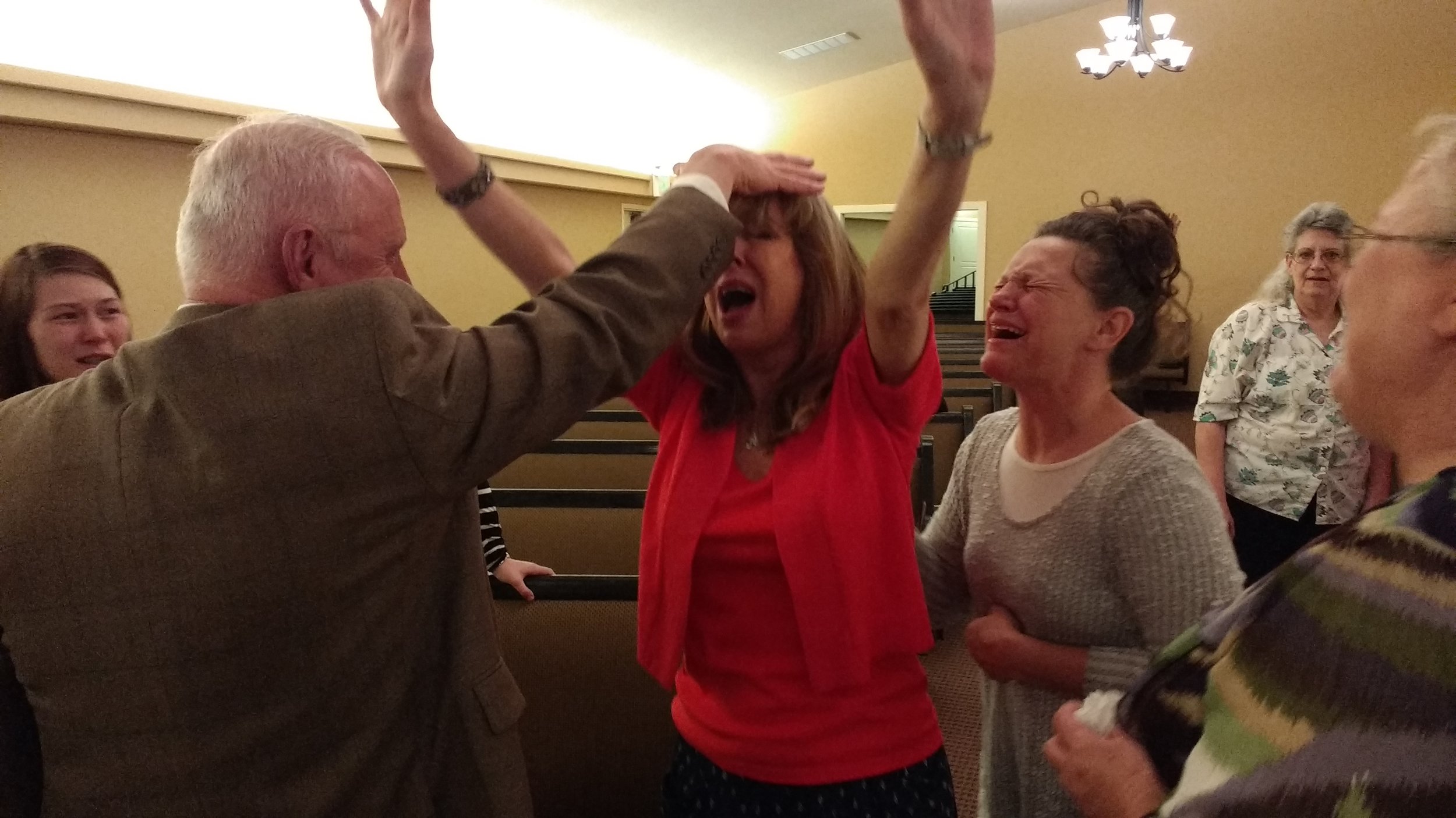 God moving in a mighty way