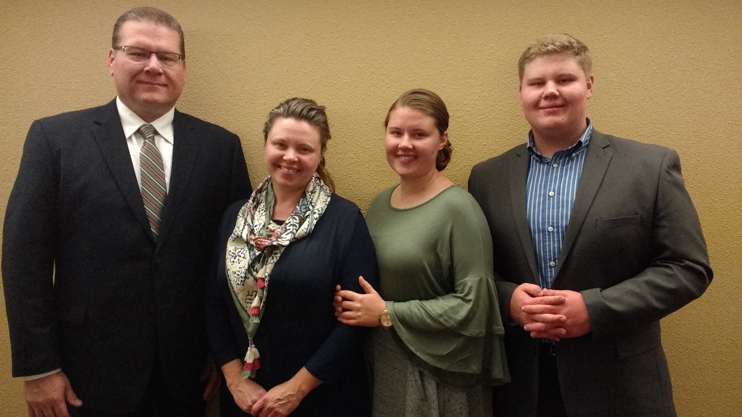 Bro. and Sis. Bellew, Sis. Heather Bellew and Bro. Bruce Bellew