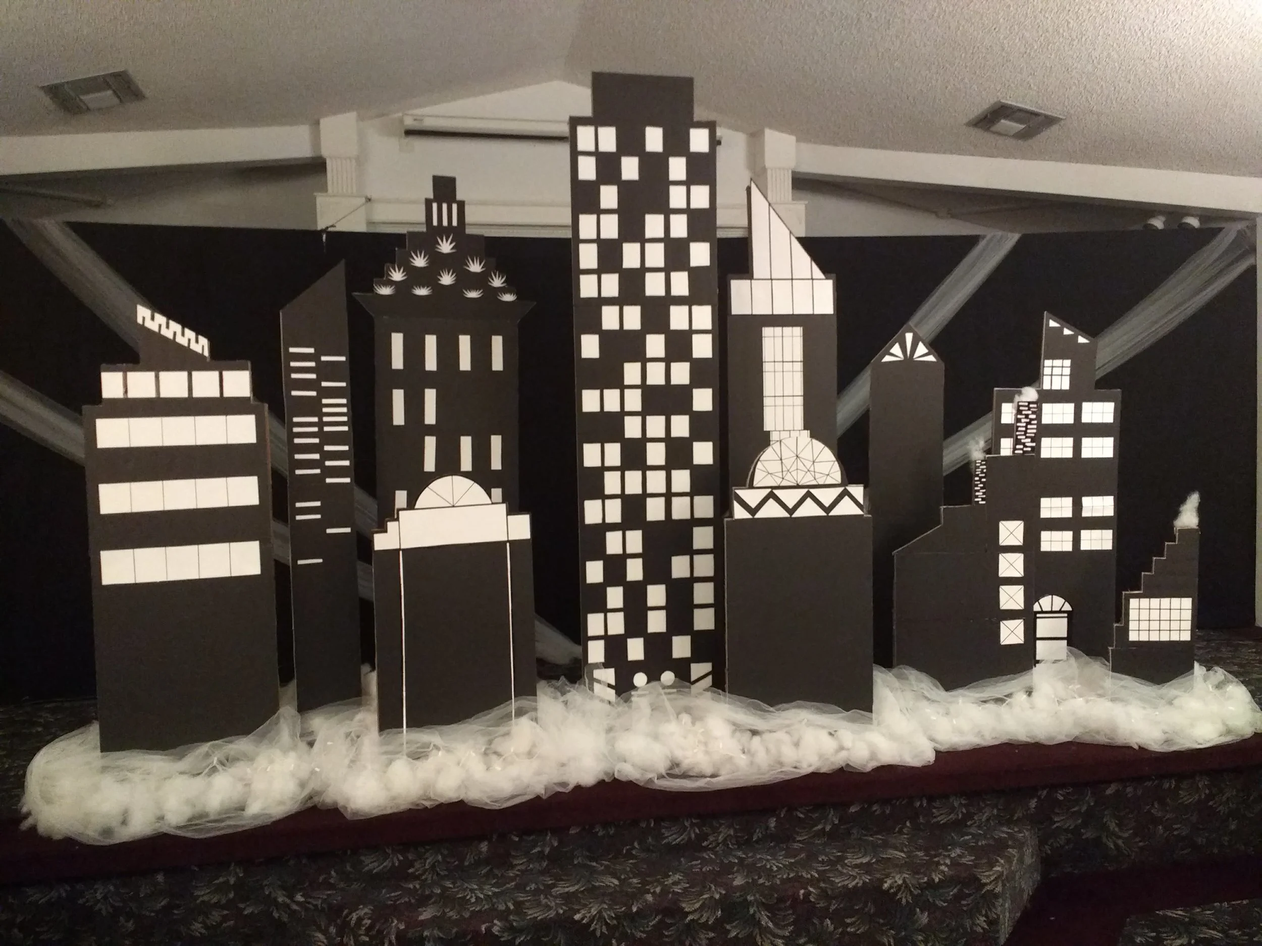 The theme for the banquet this year, was New York City