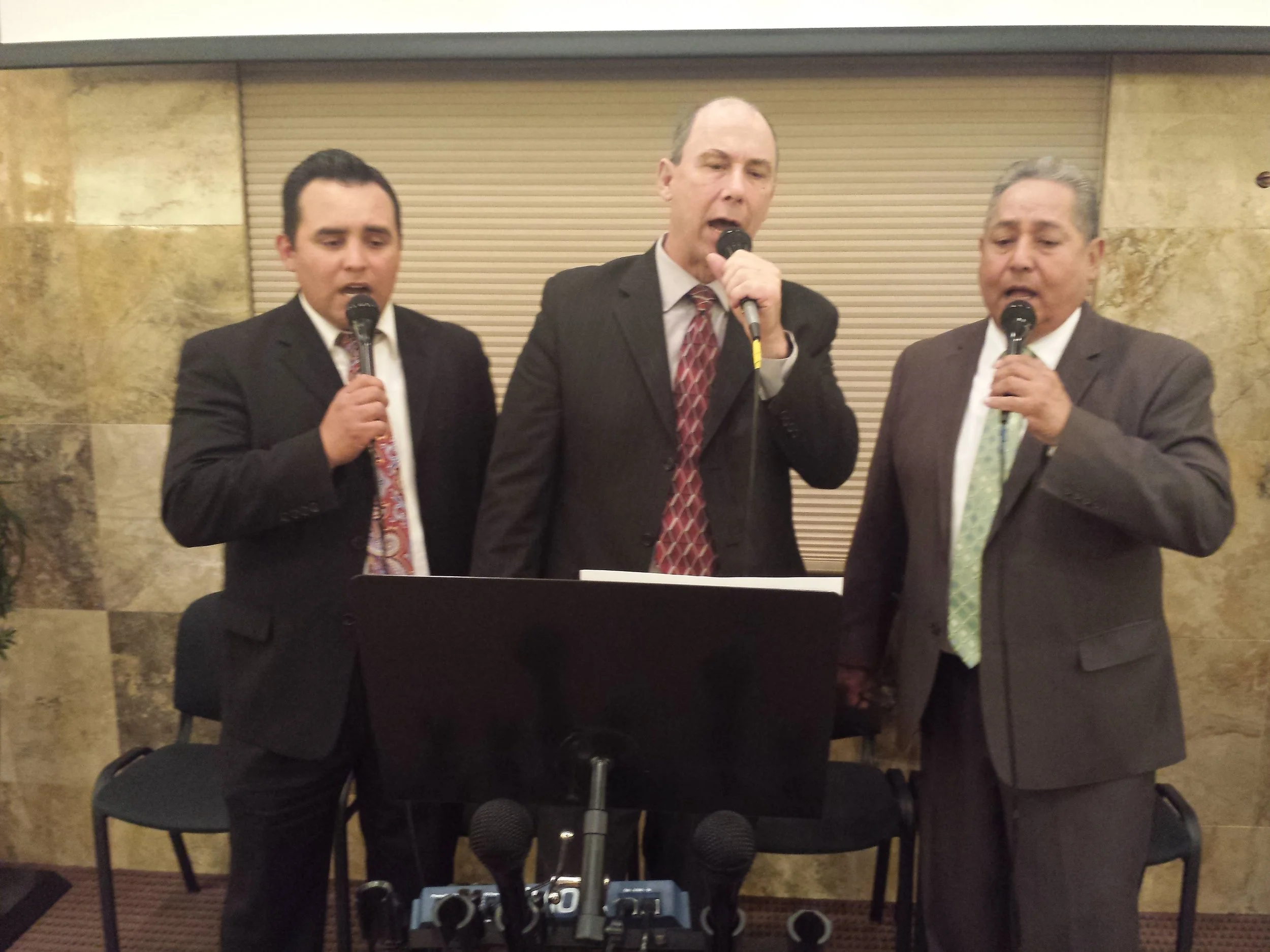 Bro. Raul, Bro. Mick and Bro. Nevarez