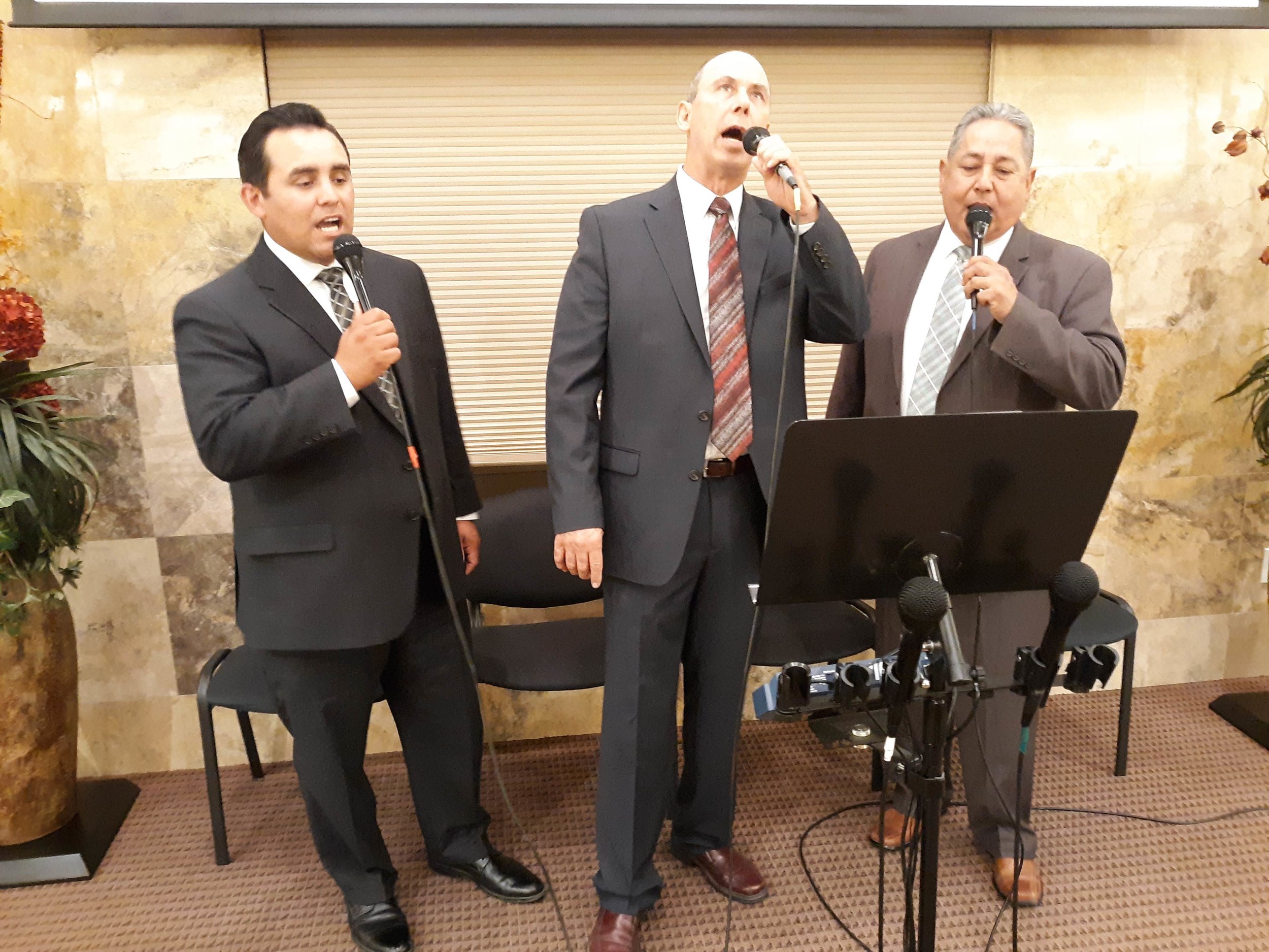 Our men's trio - Bro. Raul, Bro. Mick, Bro. Nevarez