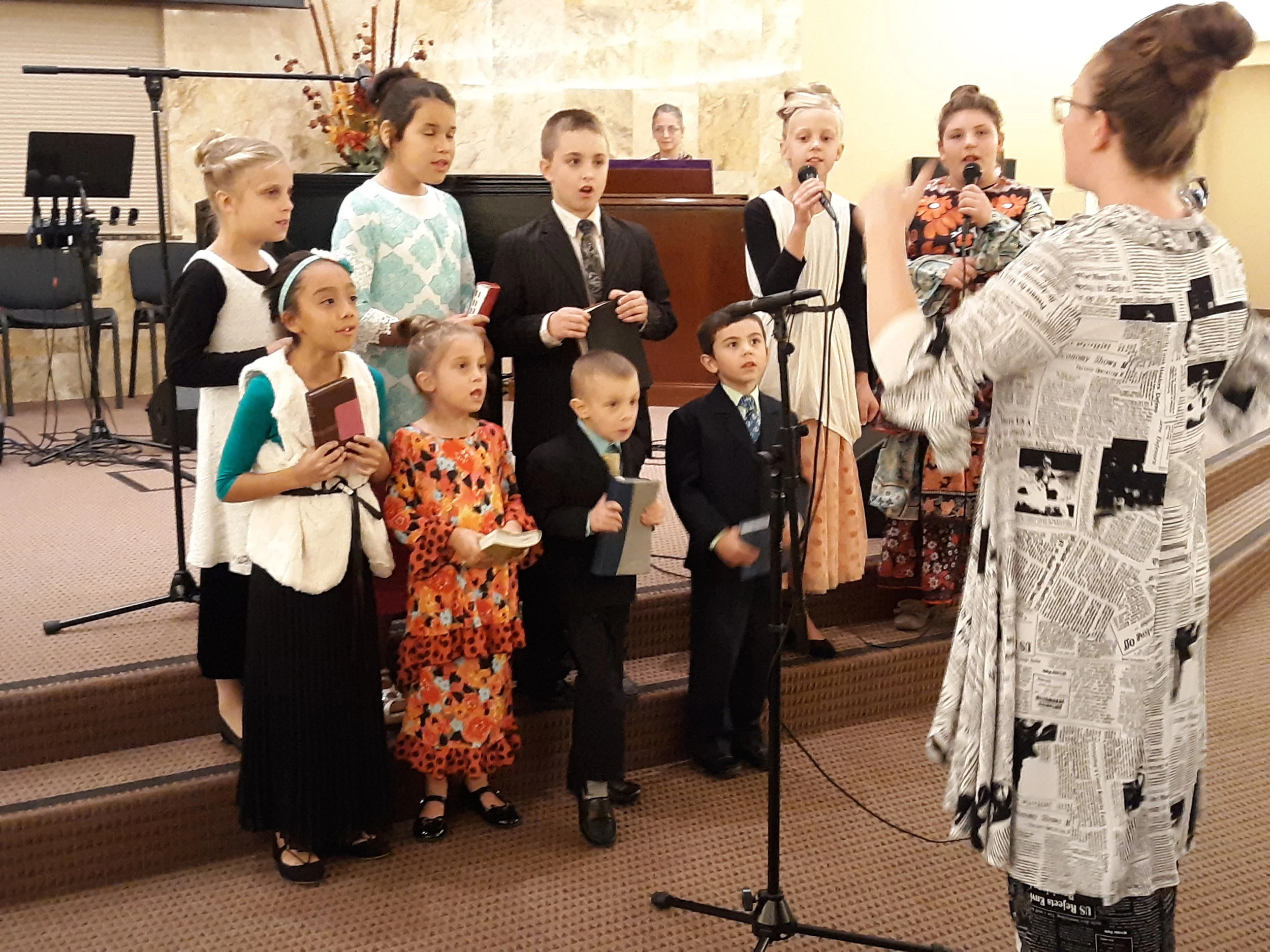 Our New Junior Youth Choir performing for the first time :)