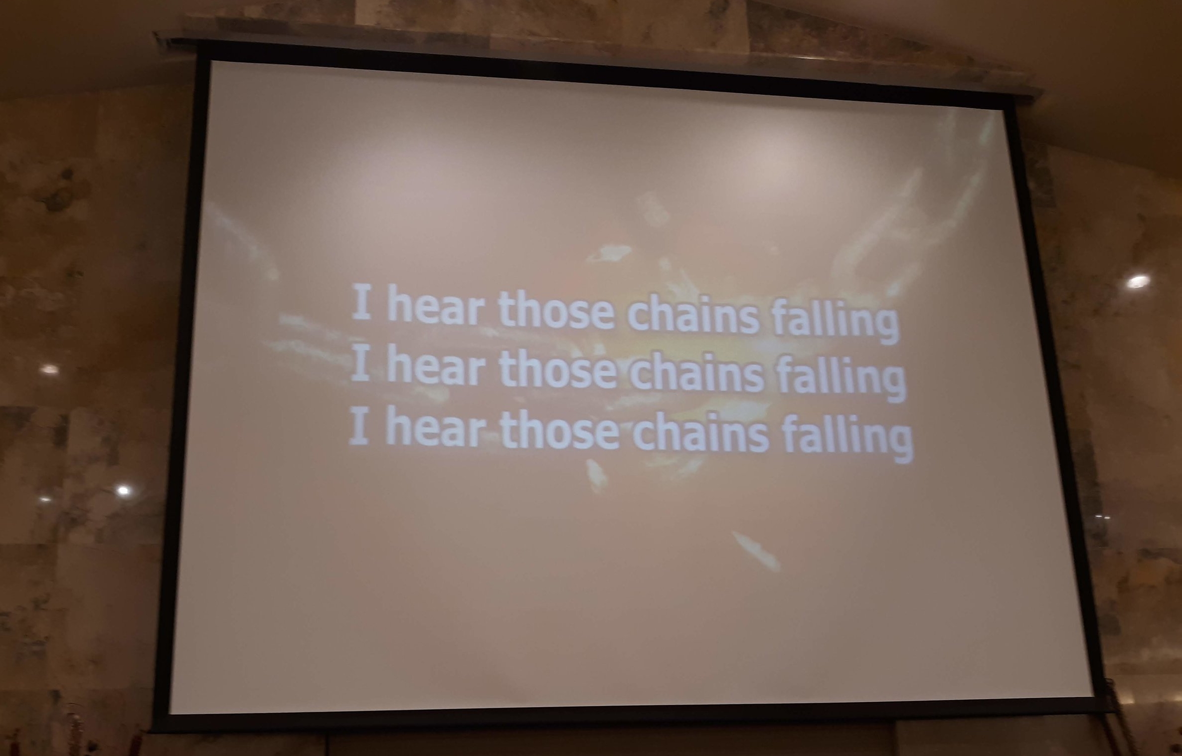 Jesus can break your chains that have you bound. Thank you Jesus.