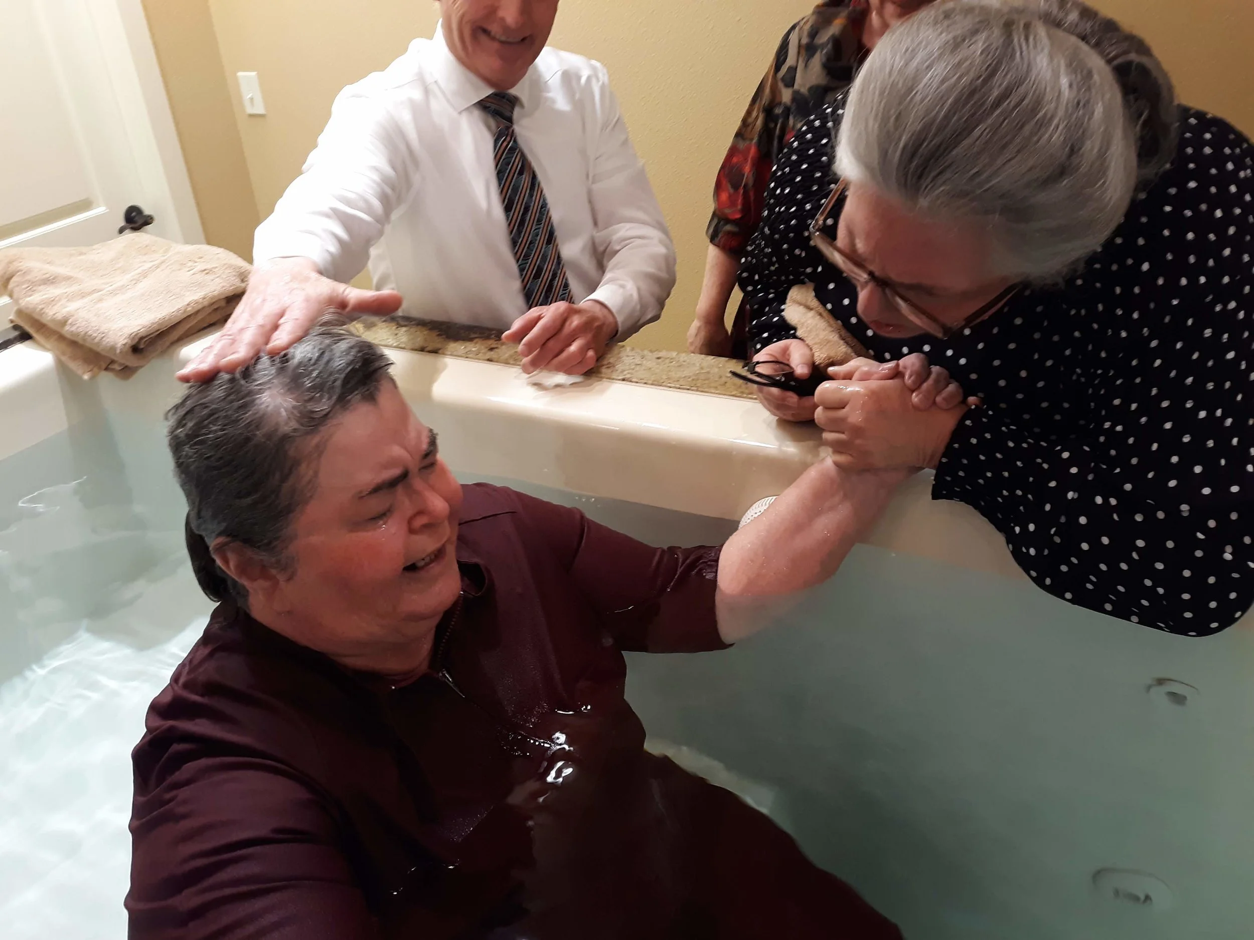 God fills Annie with the Holy Ghost