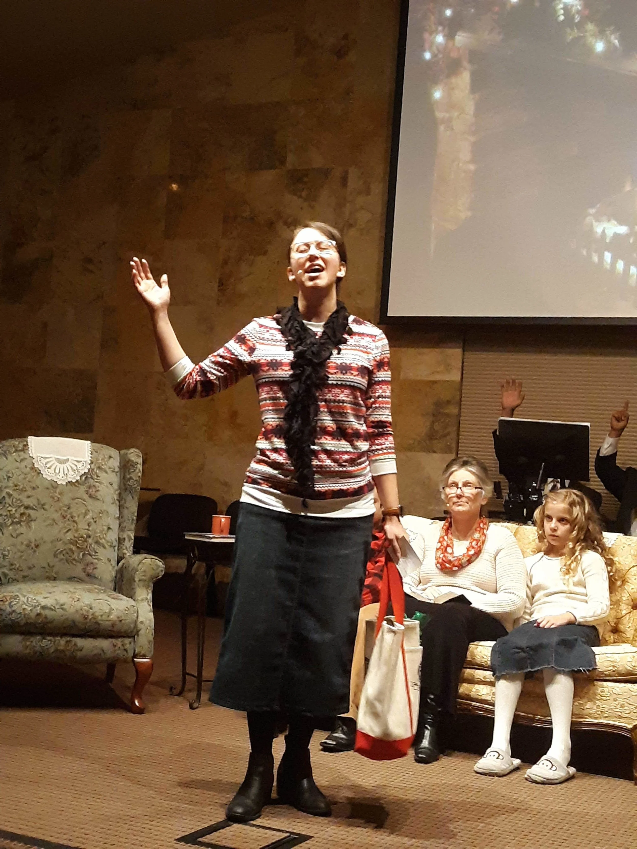 Sis. Jen at the rising rendition part of “Mary did you know?” The Holy Ghost anointing was felt in such a strong way. Thank you Jesus!