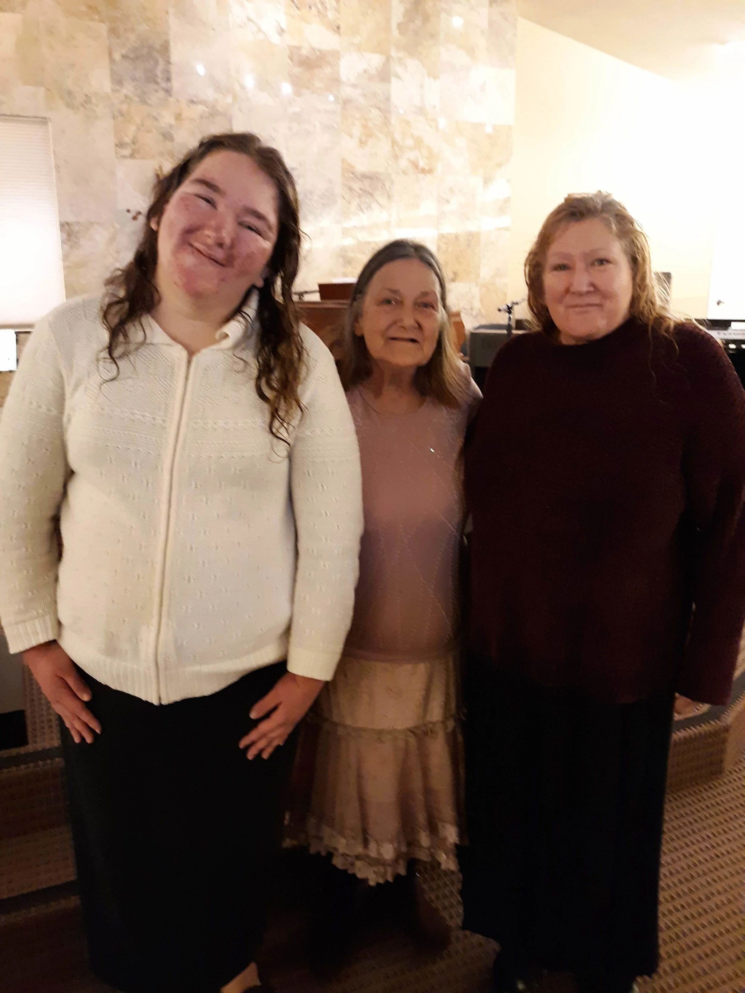 Marie, Sis. Kitty and Janet