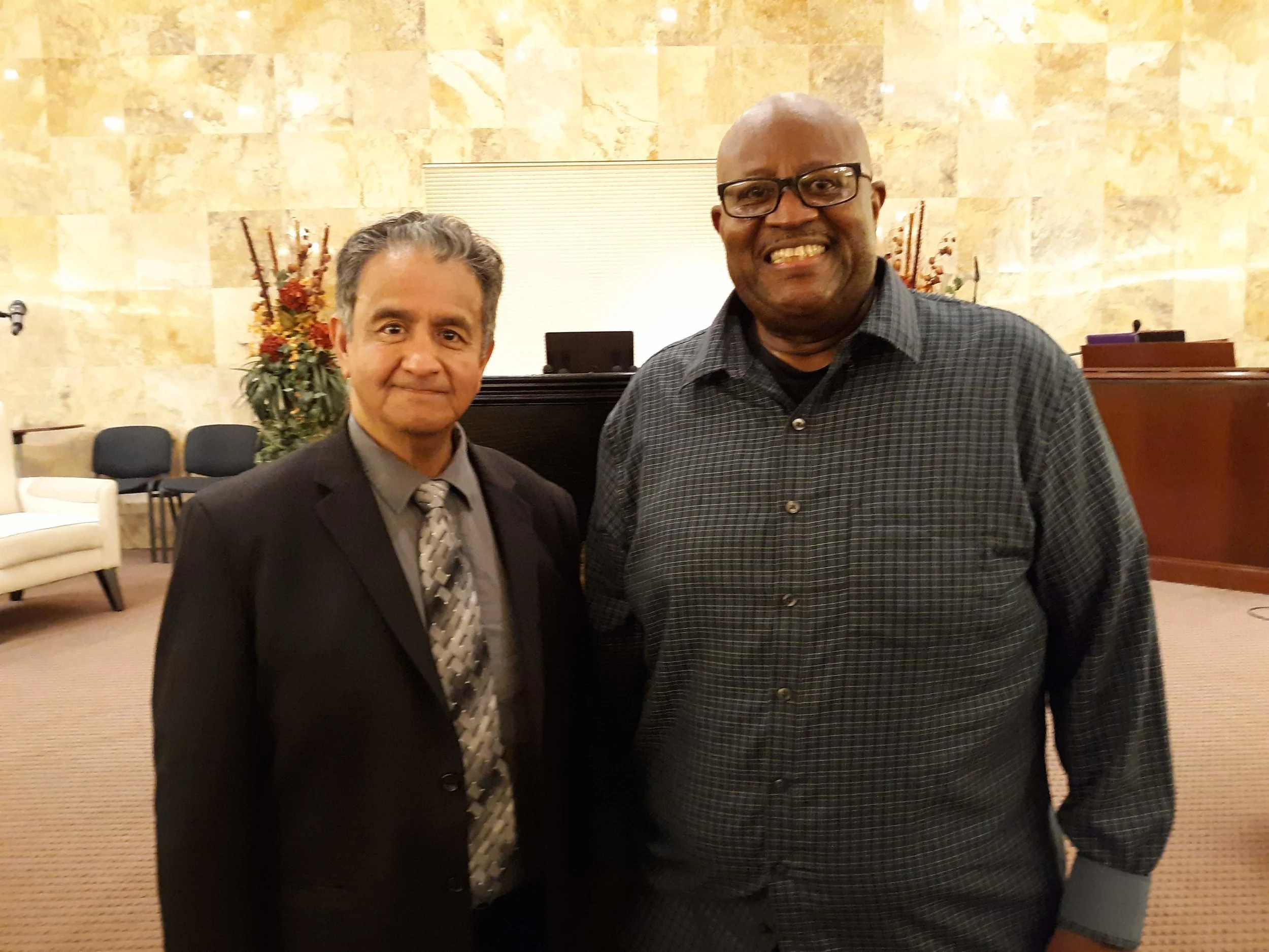 Bro. Rey and Bro. Peter