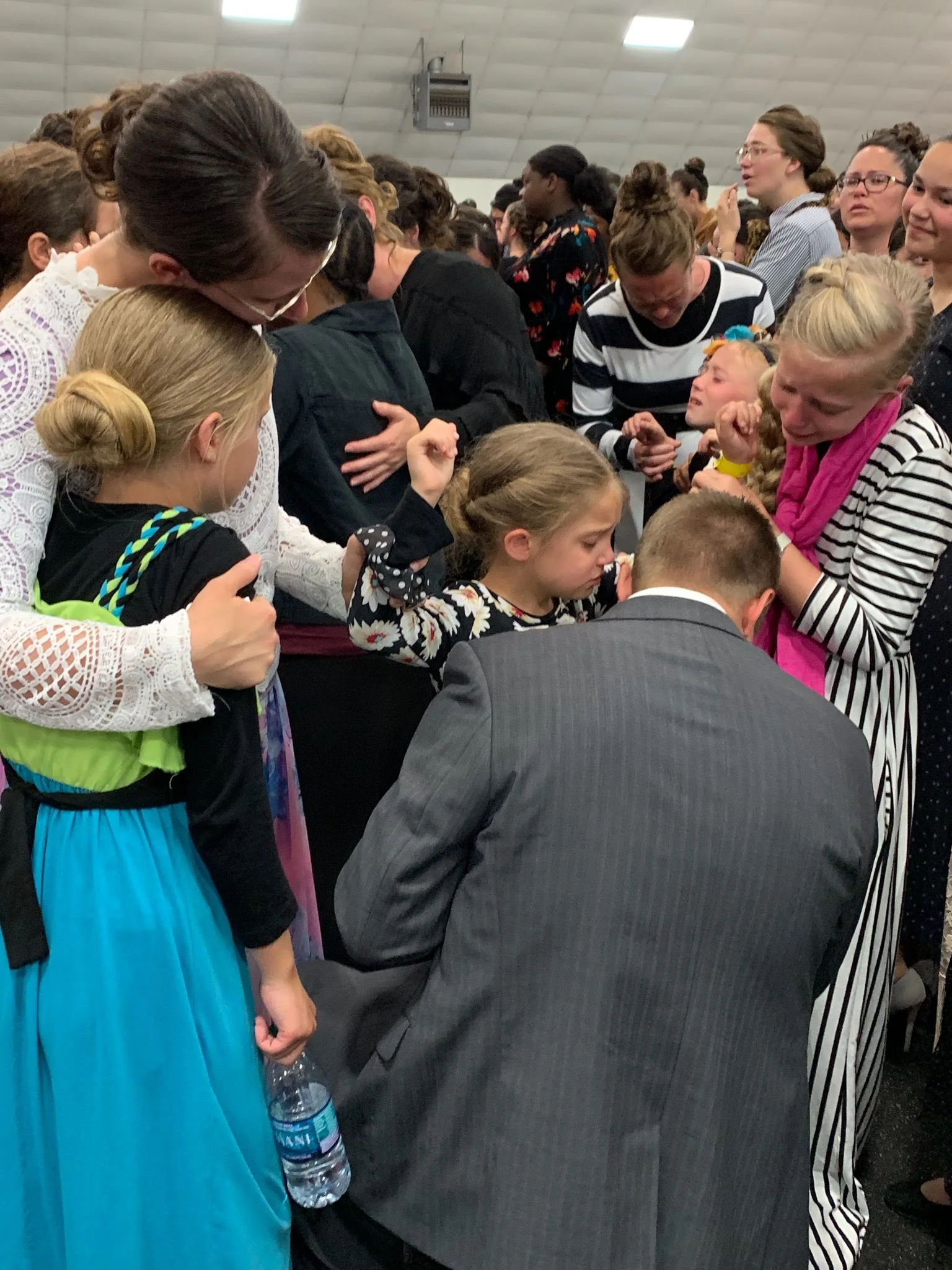 All of the Peterson girls got the Holy Ghost that night. Emily, Mandy and Megan. Thank you Jesus!