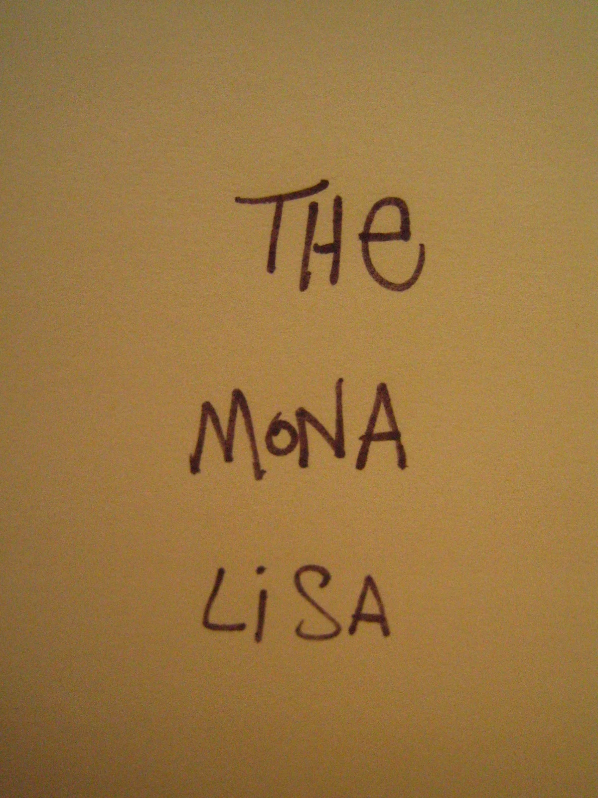 The Mona Lisa