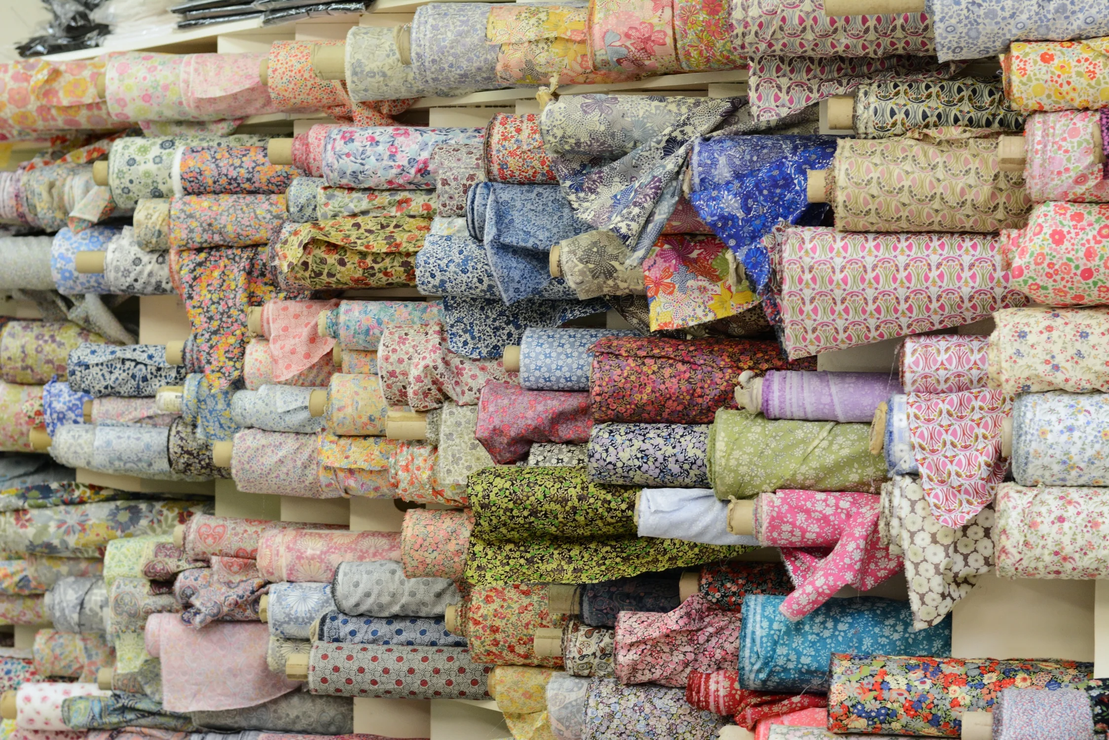 This is maybe a quarter of Liberty Tana Lawn they have in stock. 