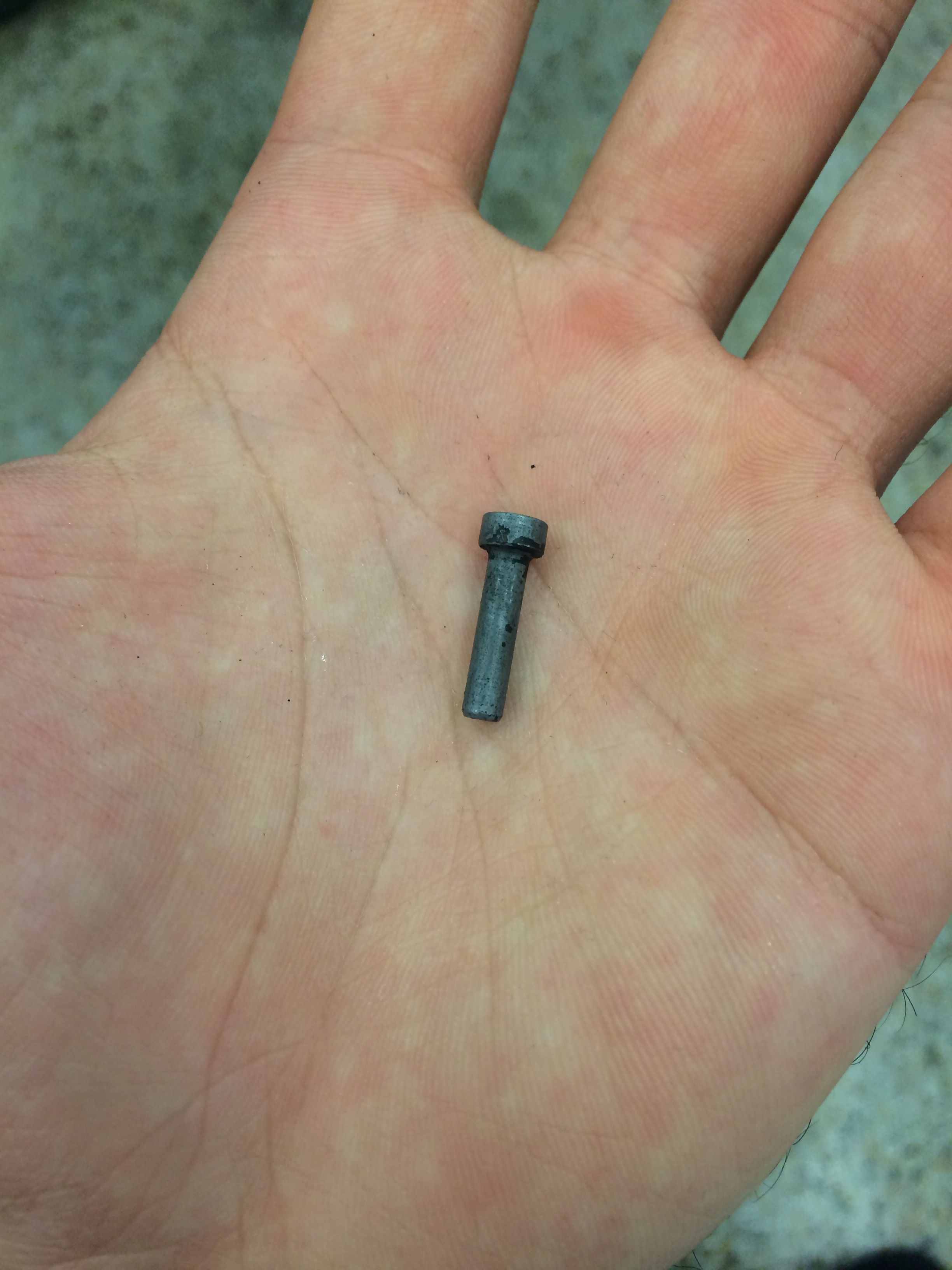  The hardened pin 